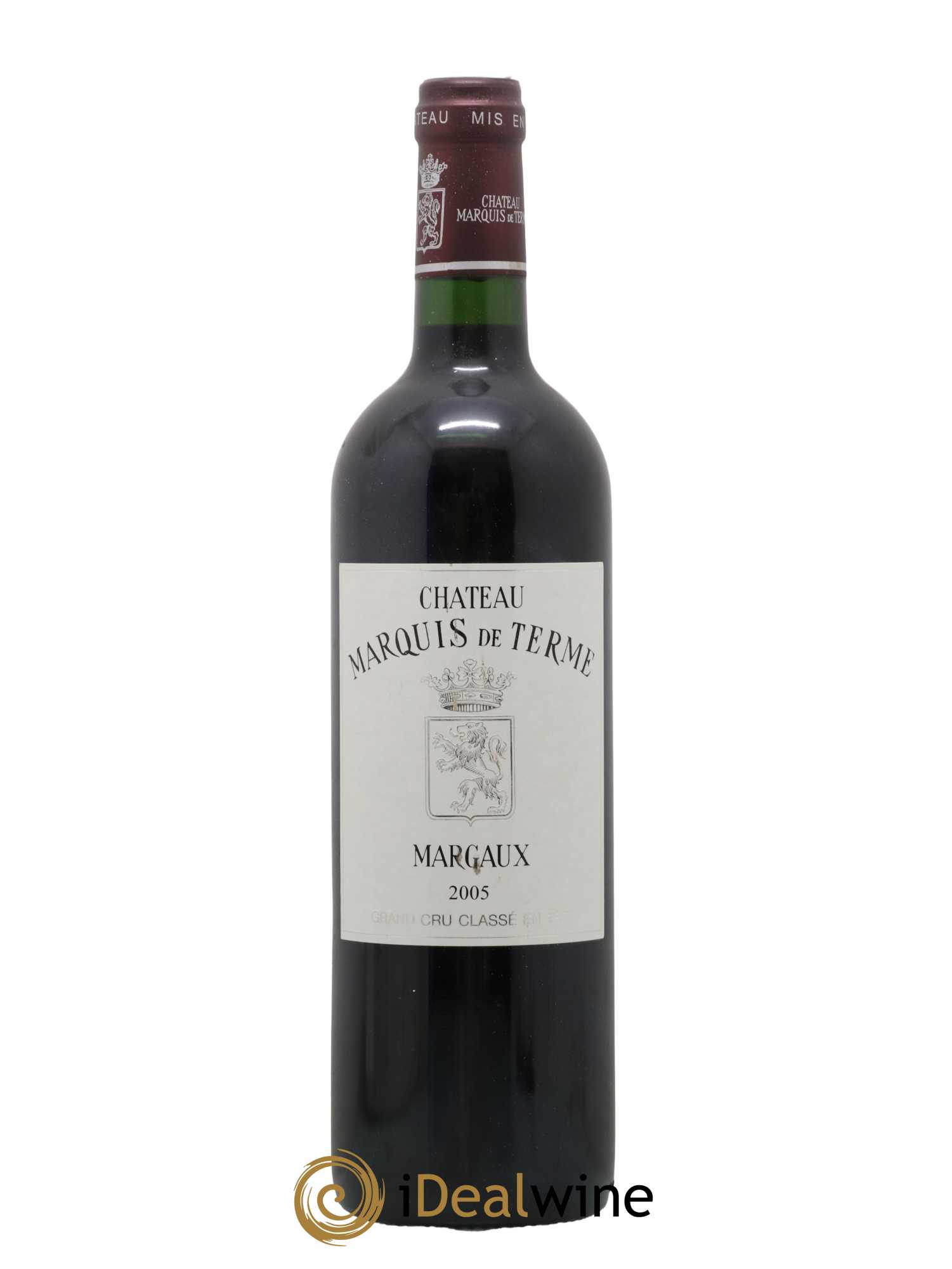 Château Marquis de Terme 4ème Grand Cru Classé 2005 - Lot de 1 bouteille - 0