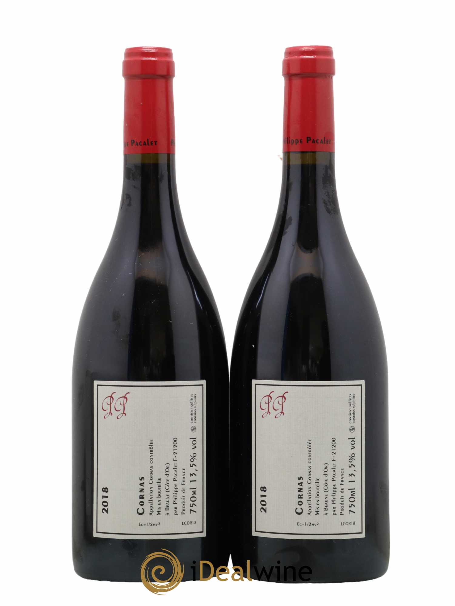 Cornas Philippe Pacalet (sans prix de réserve) 2018 - Lot de 2 bouteilles - 1