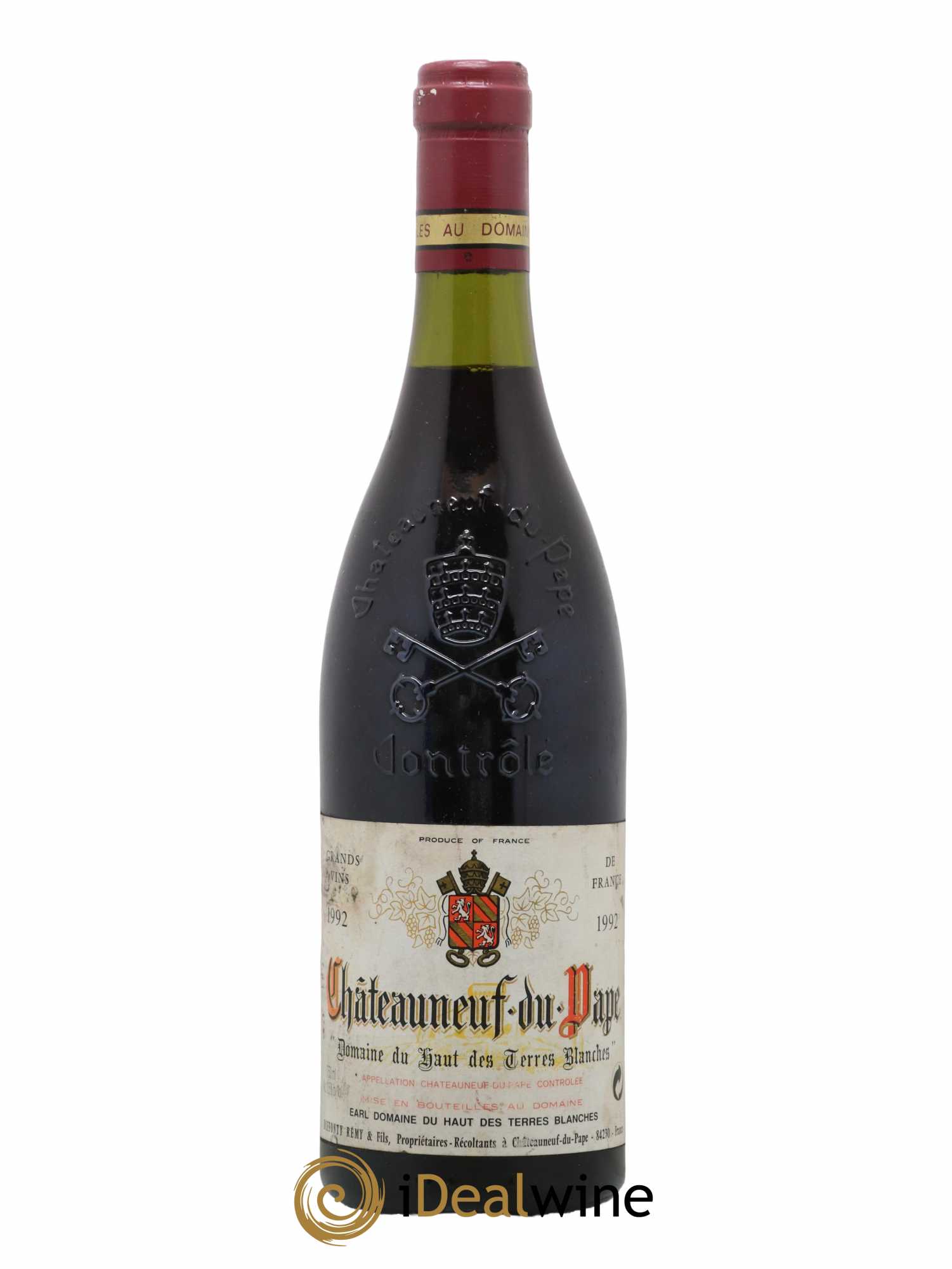 Châteauneuf-du-Pape Domaine du Haut des Terres Blanches 1992 - Lot de 1 bouteille - 0