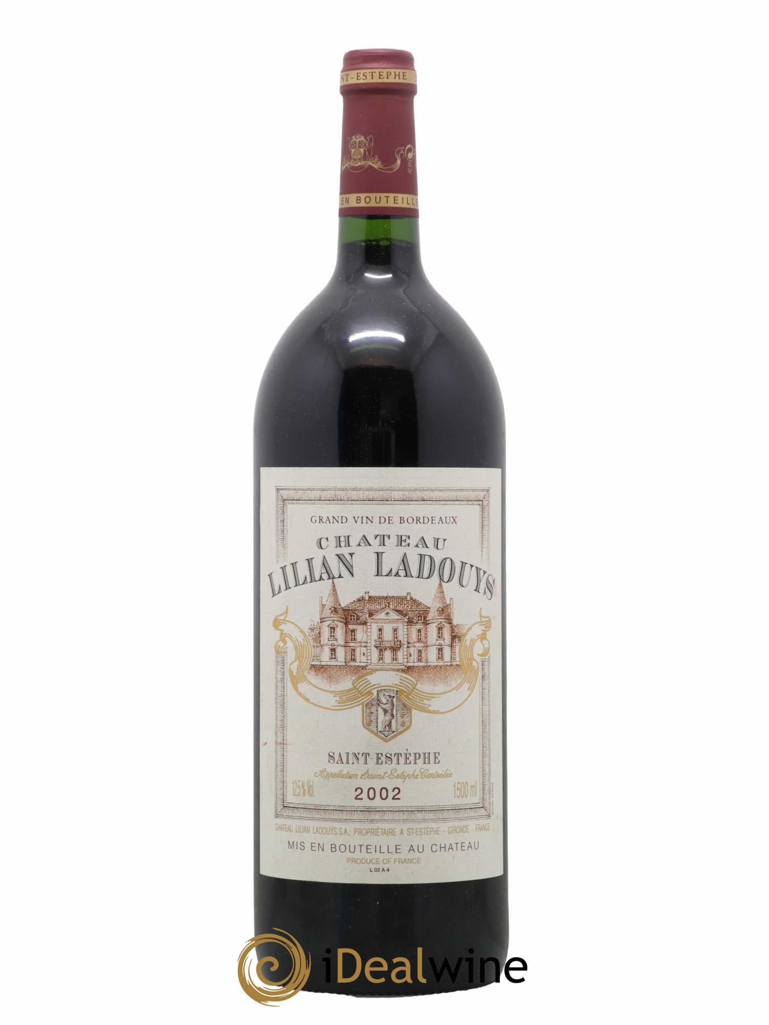 Château Lilian Ladouys Cru Bourgeois 2002 - Lot de 1 magnum - 0