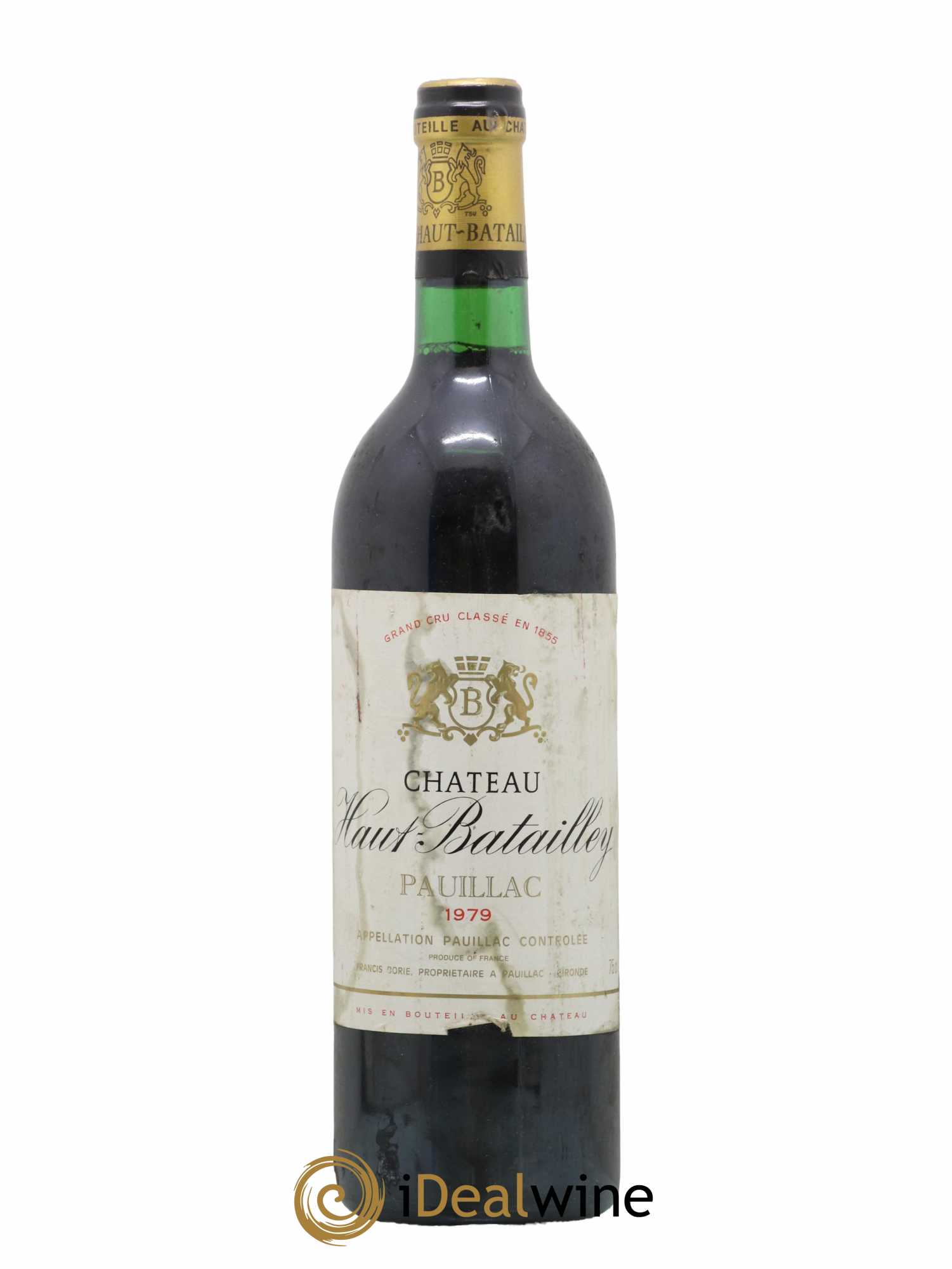 Château Haut Batailley 5ème Grand Cru Classé 1979 - Lot de 1 bouteille - 0