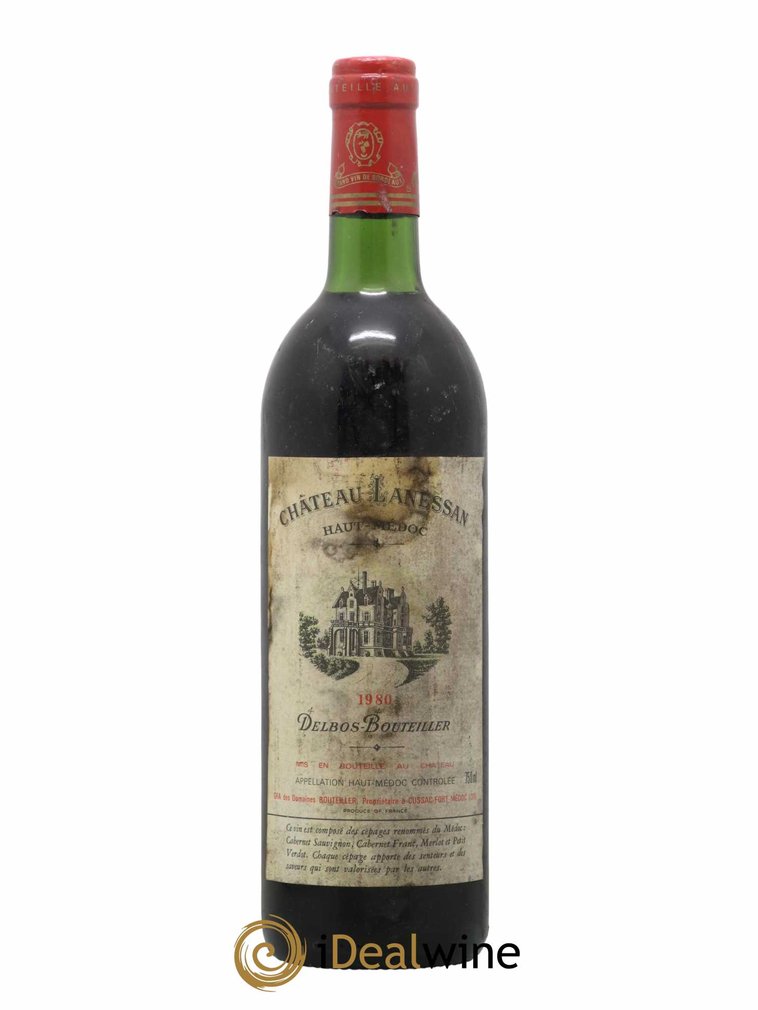 Château Lanessan Cru Bourgeois 1980 - Lot de 1 bouteille - 0