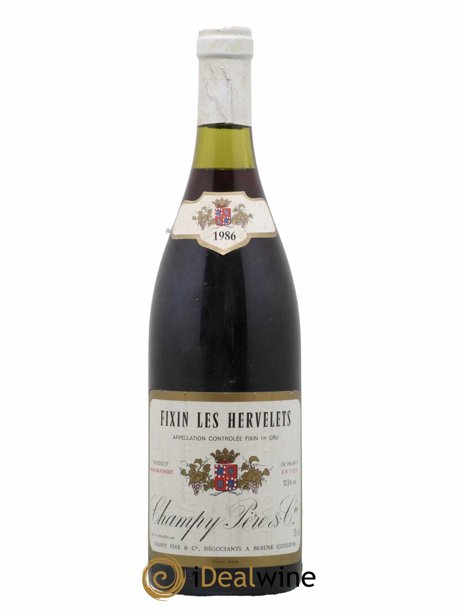 Fixin 1er Cru Les Hervelets Domaine Champy 1986 - Lot de 1 bouteille - 0