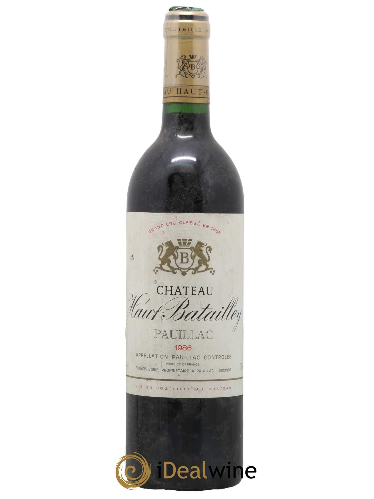 Château Haut Batailley 5ème Grand Cru Classé 1986 - Lot of 1 bottle - 0