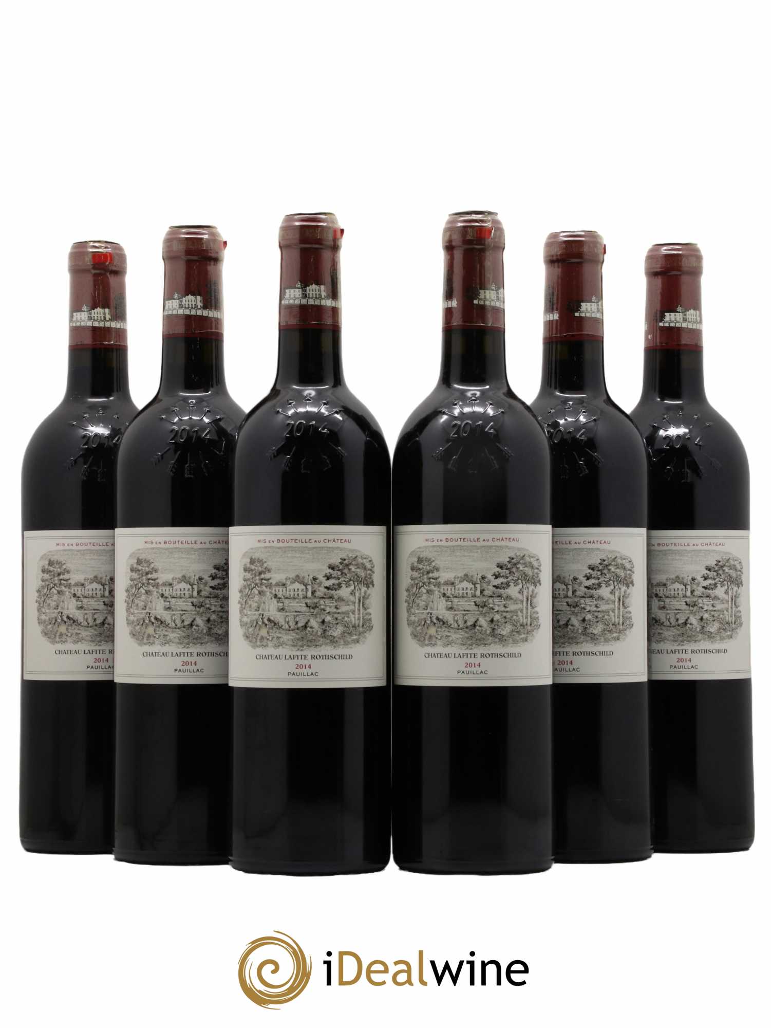 Château Lafite Rothschild 1er Grand Cru Classé 2014 - Lot de 6 bouteilles - 0