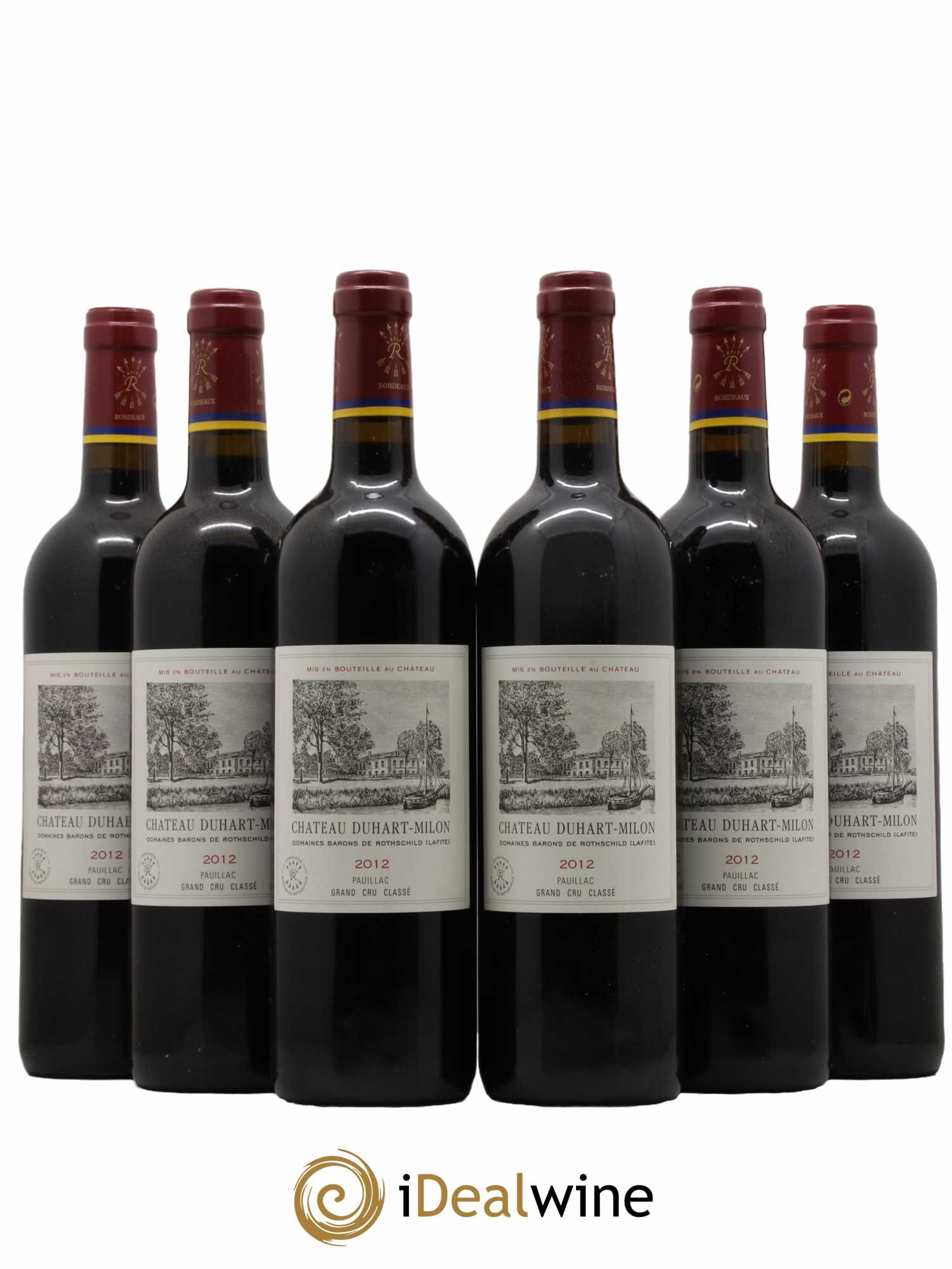 Château Duhart-Milon 4ème Grand Cru Classé 2012 - Lot de 6 bouteilles - 0