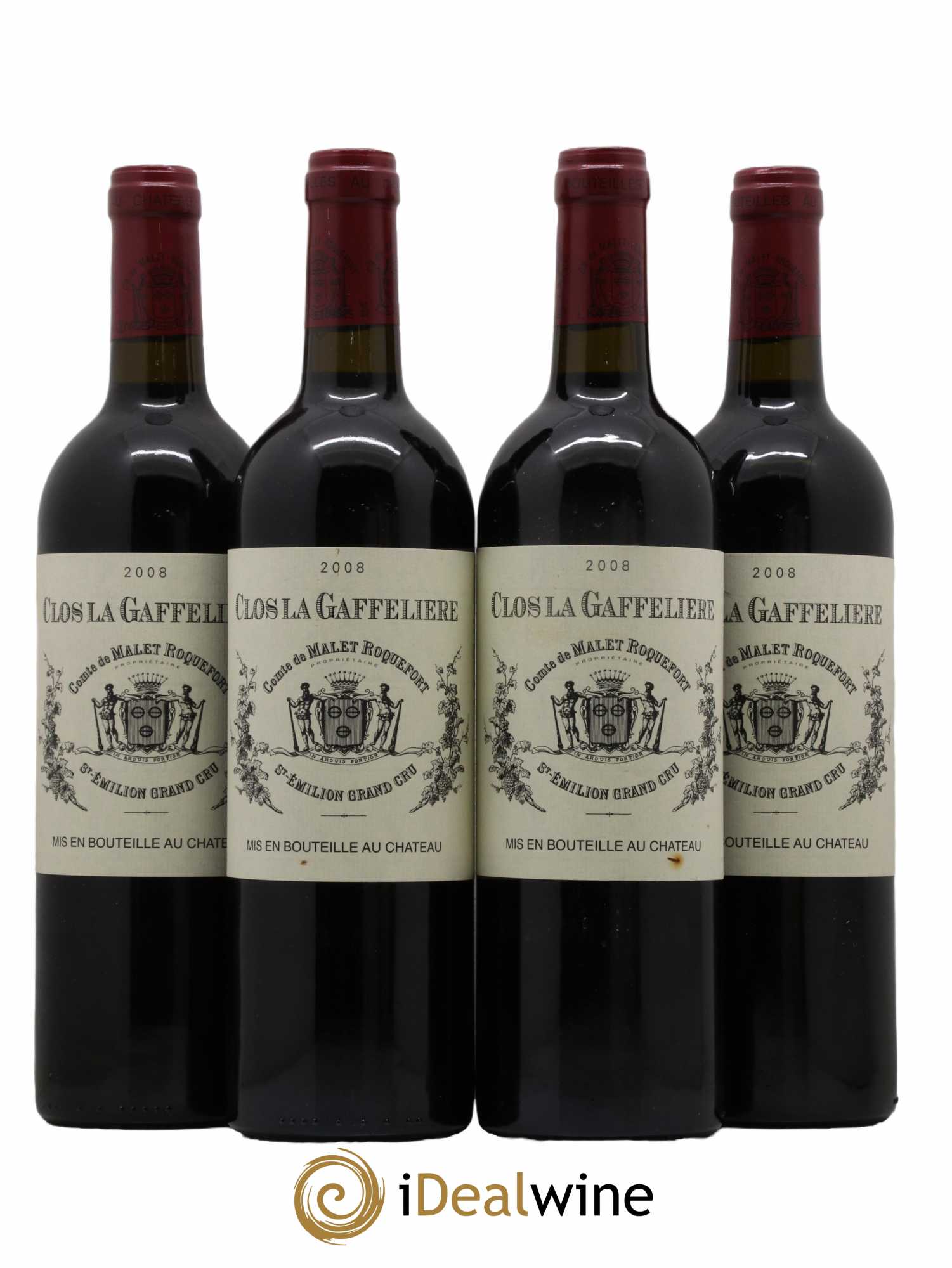 Clos la Gaffelière 2008 - Lot de 4 bouteilles - 0