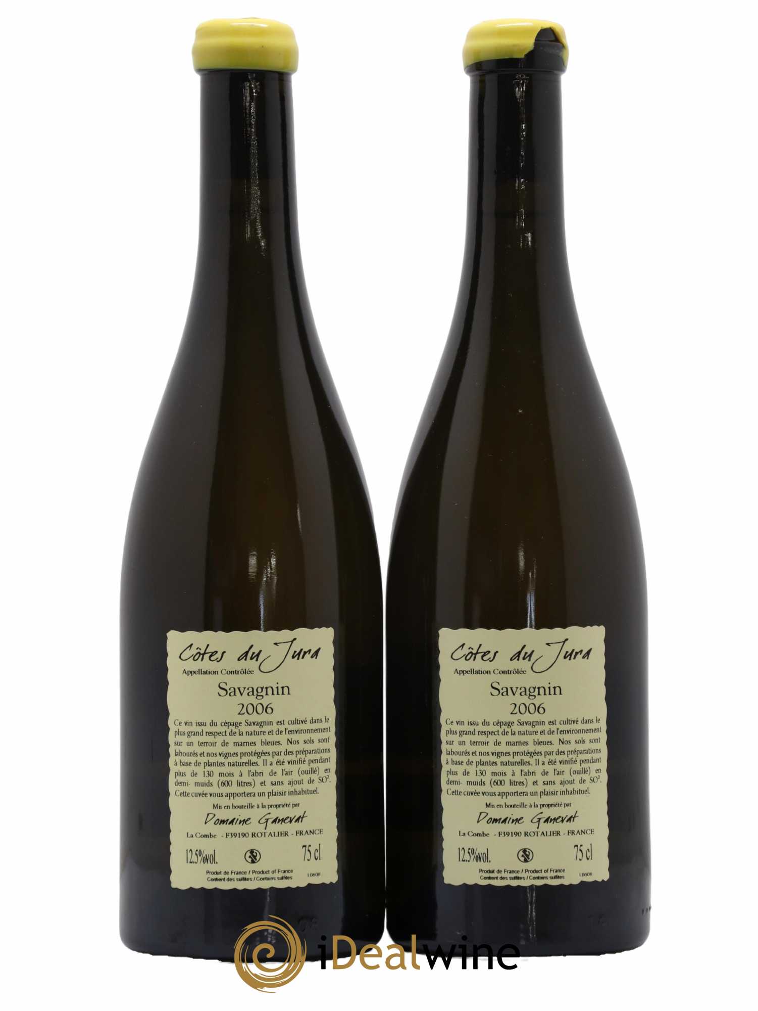 Côtes du Jura Les Vignes de mon Père Jean-François Ganevat (Domaine) 2006 - Lot de 2 bouteilles - 1