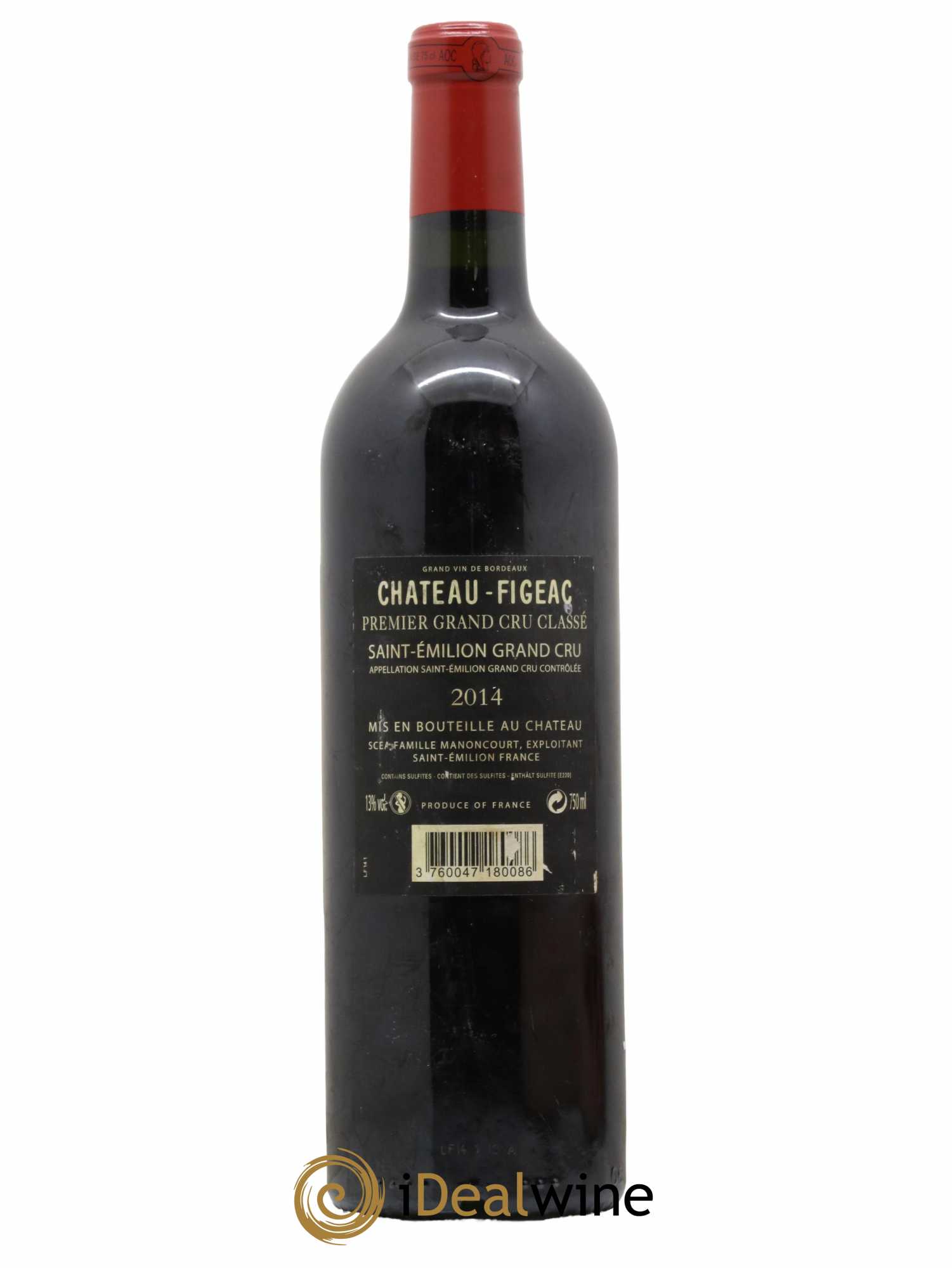 Château Figeac 1er Grand Cru Classé A 2014 - Lot de 1 bouteille - 1