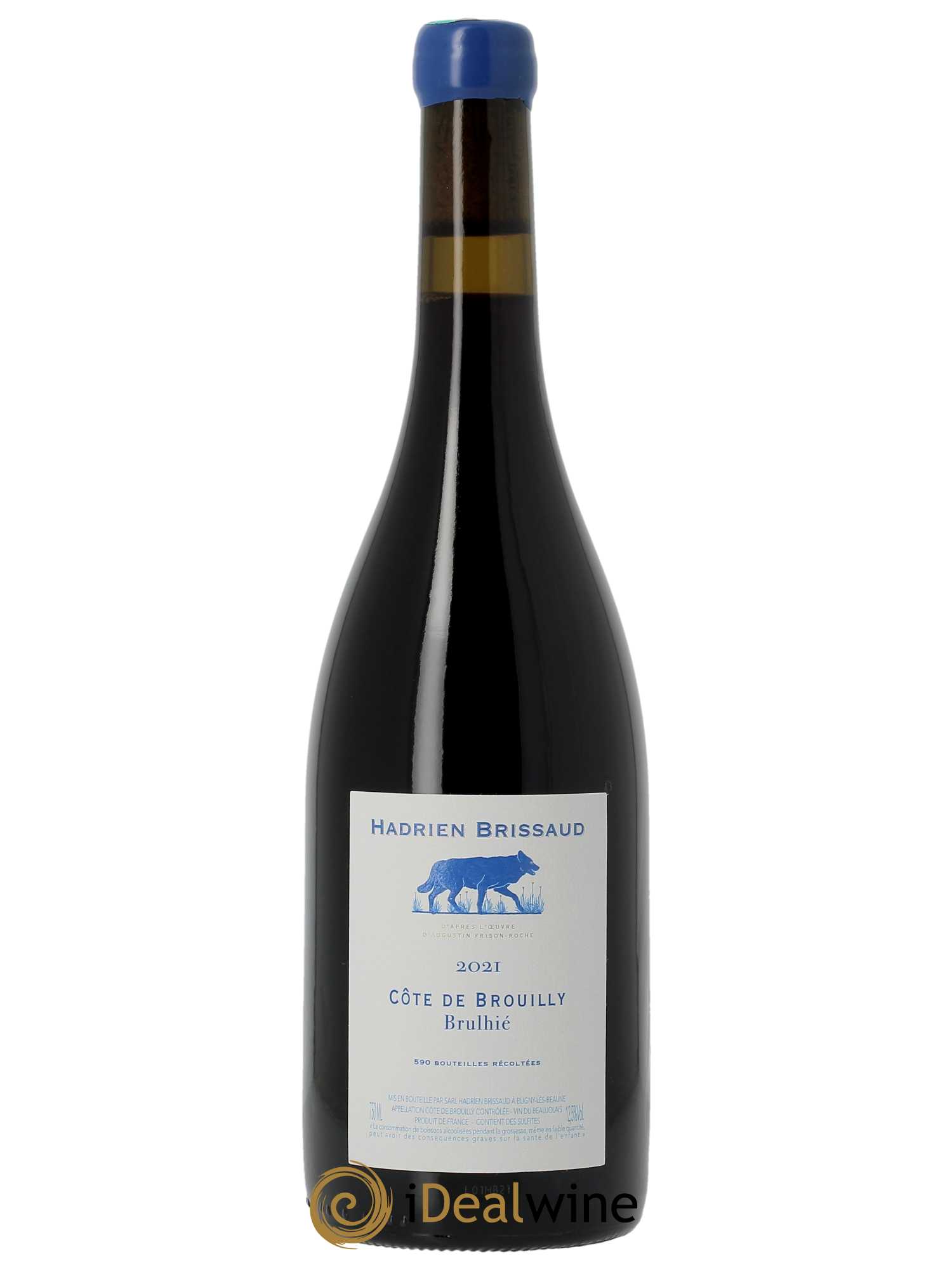 Bourgogne Pinot Noir Croteau Hadrien Brissaud 2021 - Lot de 1 bouteille - 1