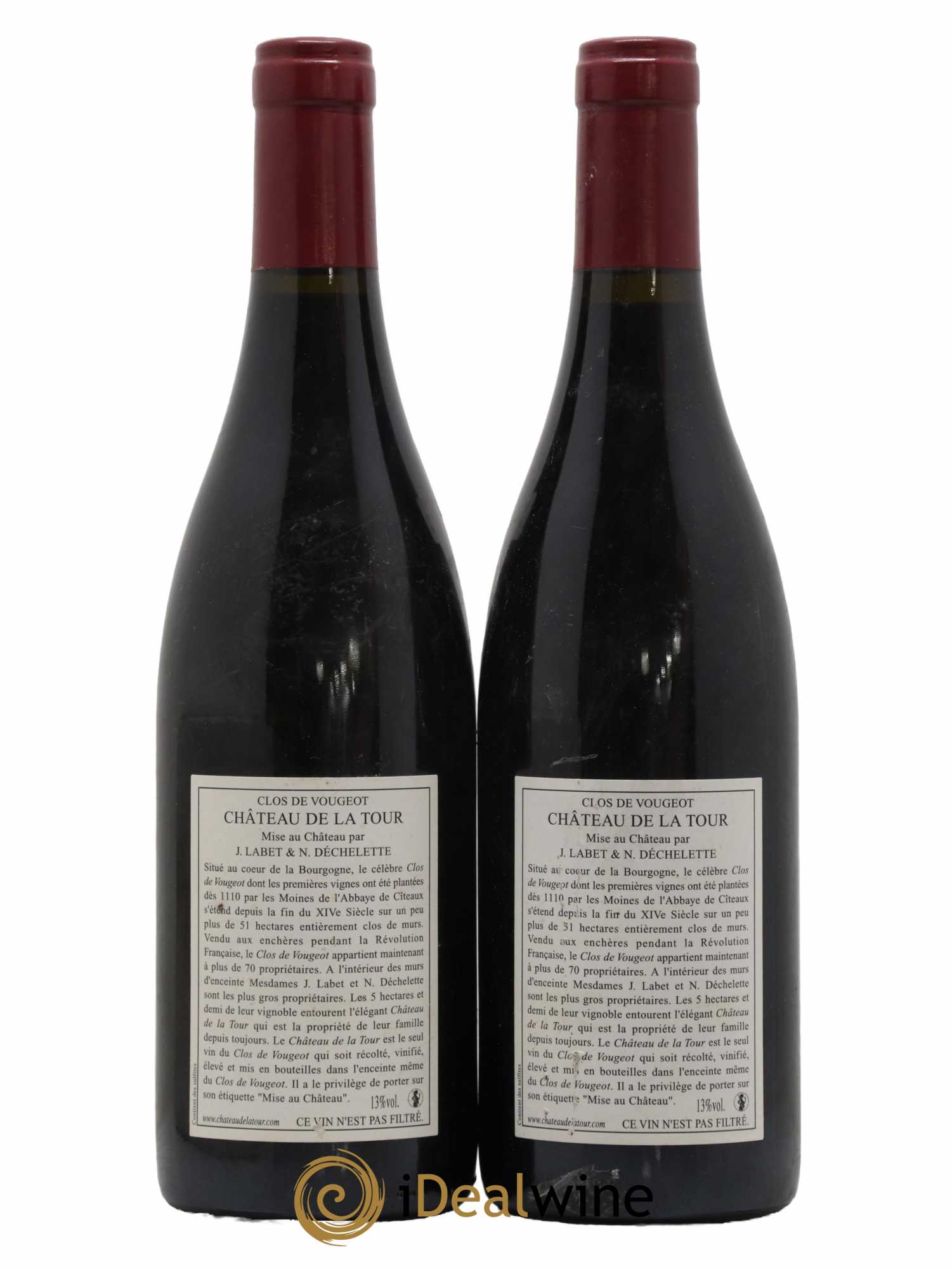Clos de Vougeot Grand Cru Vieilles Vignes Château de La Tour 2009 - Lot de 2 bouteilles - 1