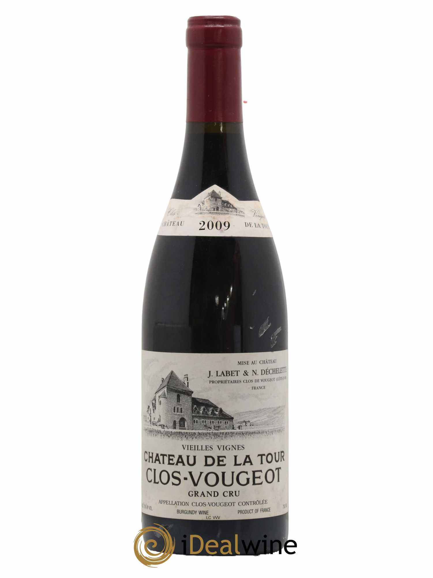 Clos de Vougeot Grand Cru Vieilles Vignes Château de La Tour 2009 - Lot de 1 bouteille - 0