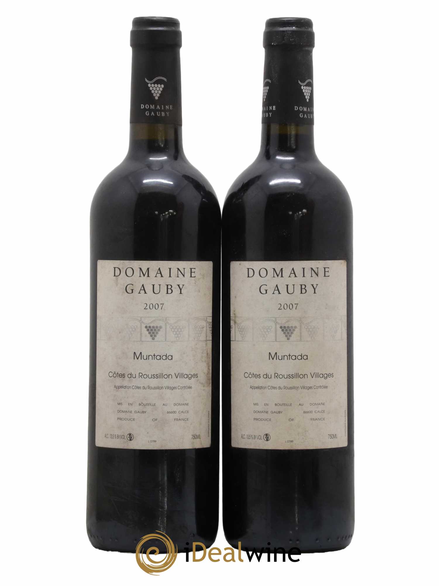 Côtes Catalanes (anciennement Côtes du Roussillon Villages) La Muntada Gauby (Domaine) 2007 - Lot of 2 bottles - 0