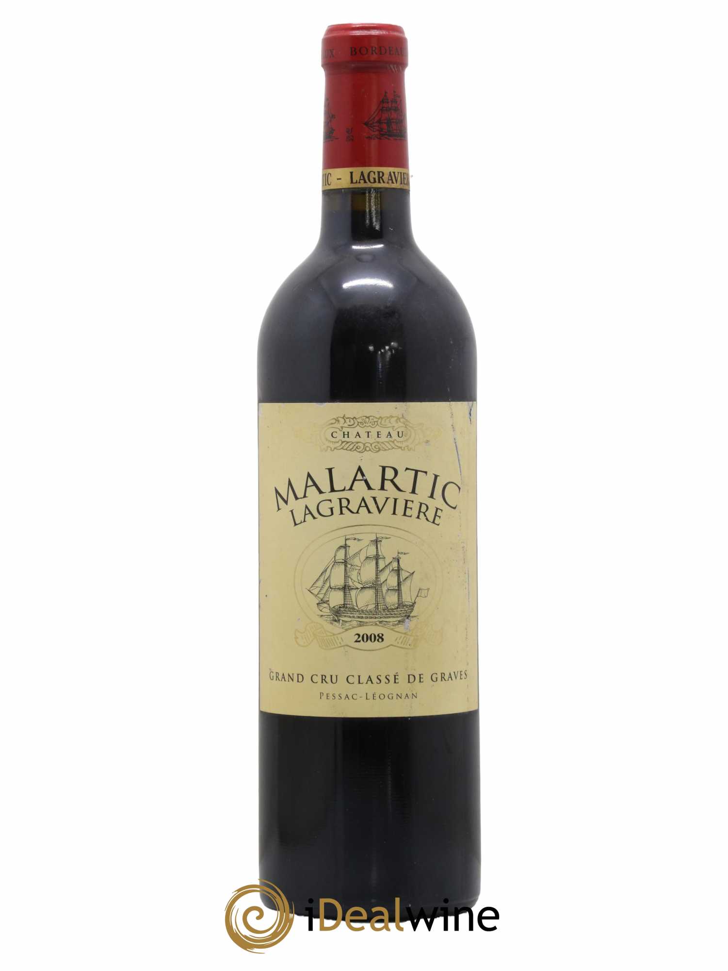 Château Malartic-Lagravière Cru Classé de Graves 2008 - Lot de 1 bouteille - 0