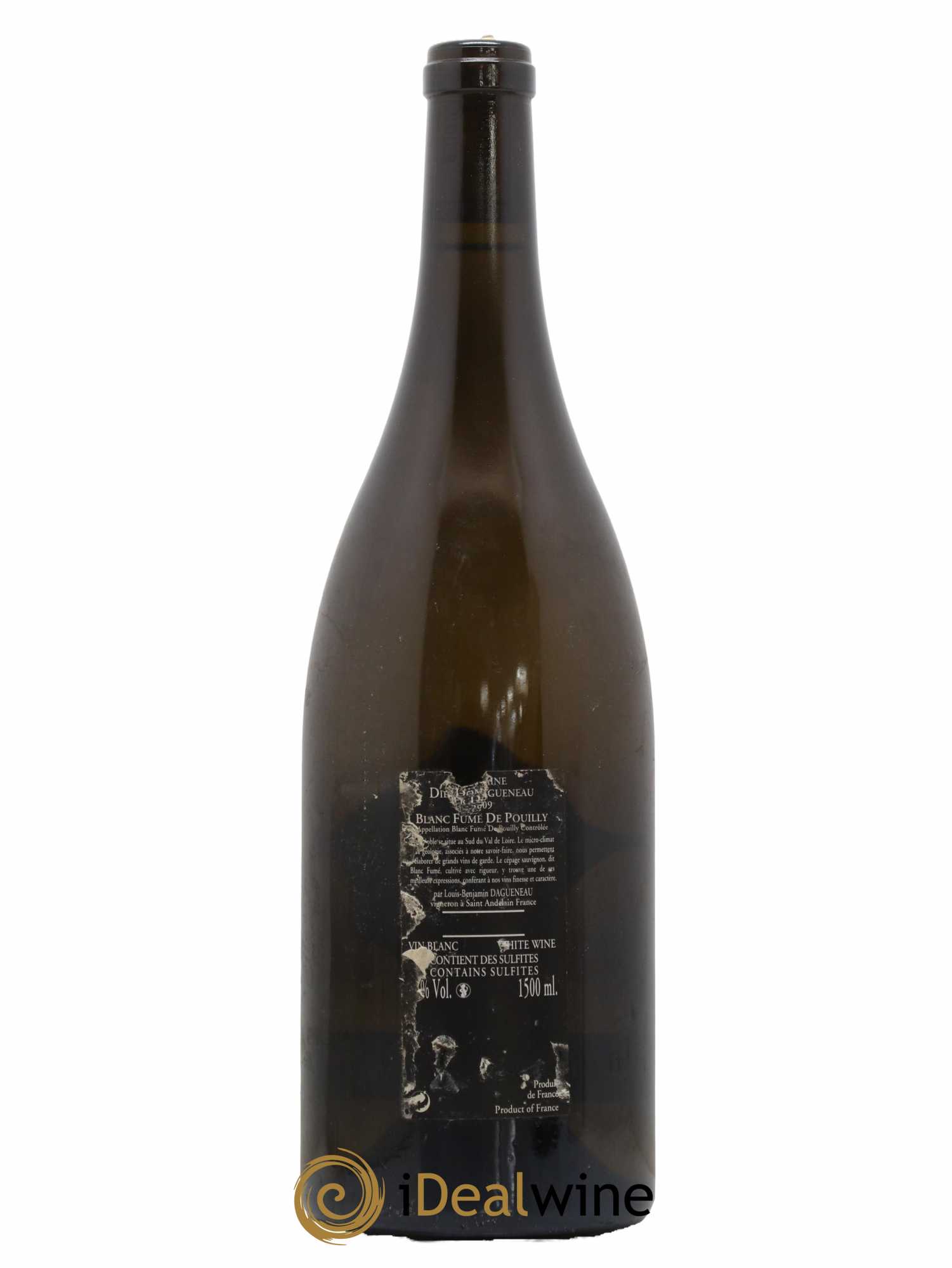Vin de France (anciennement Pouilly-Fumé) Silex Dagueneau (Domaine Didier - Louis-Benjamin) 2009 - Lot de 1 magnum - 1