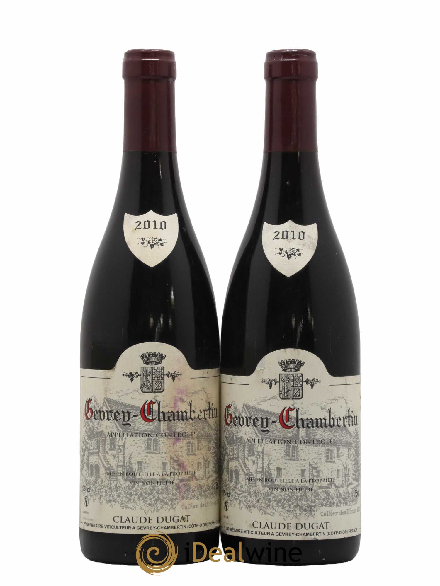 Gevrey-Chambertin Claude Dugat 2010 - Lot de 2 bouteilles - 0