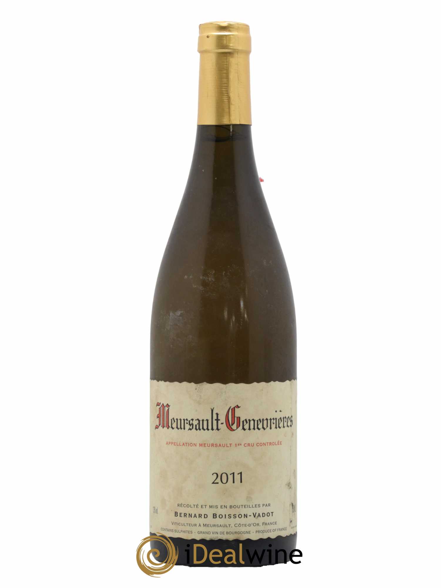 Meursault 1er Cru Genevrières Boisson-Vadot (Domaine) 2011 - Lot de 1 bouteille - 0