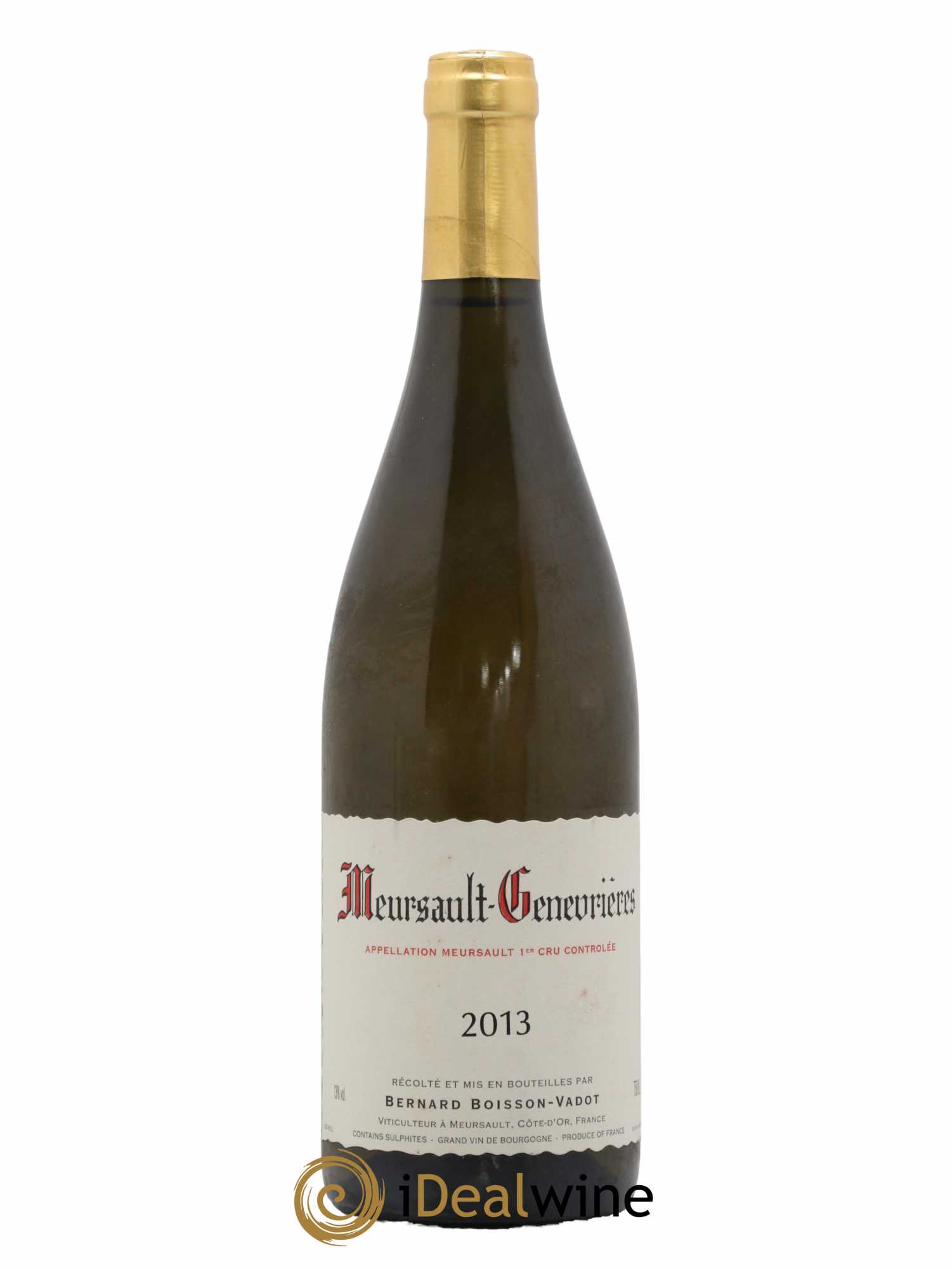 Meursault 1er Cru Genevrières Boisson-Vadot (Domaine) 2013 - Lot de 1 bouteille - 0