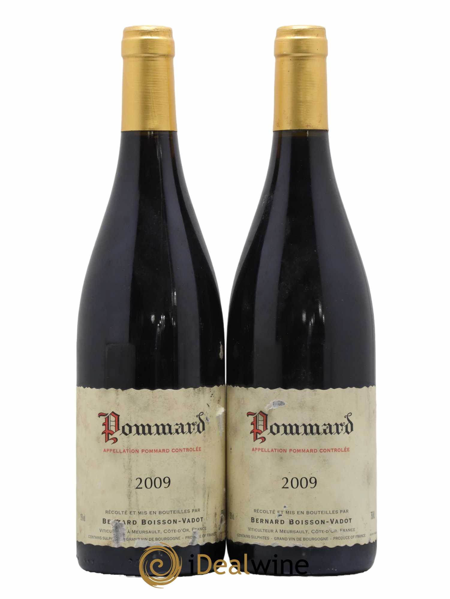 Pommard Domaine Boisson Vadot 2009 - Lot of 2 bottles - 0