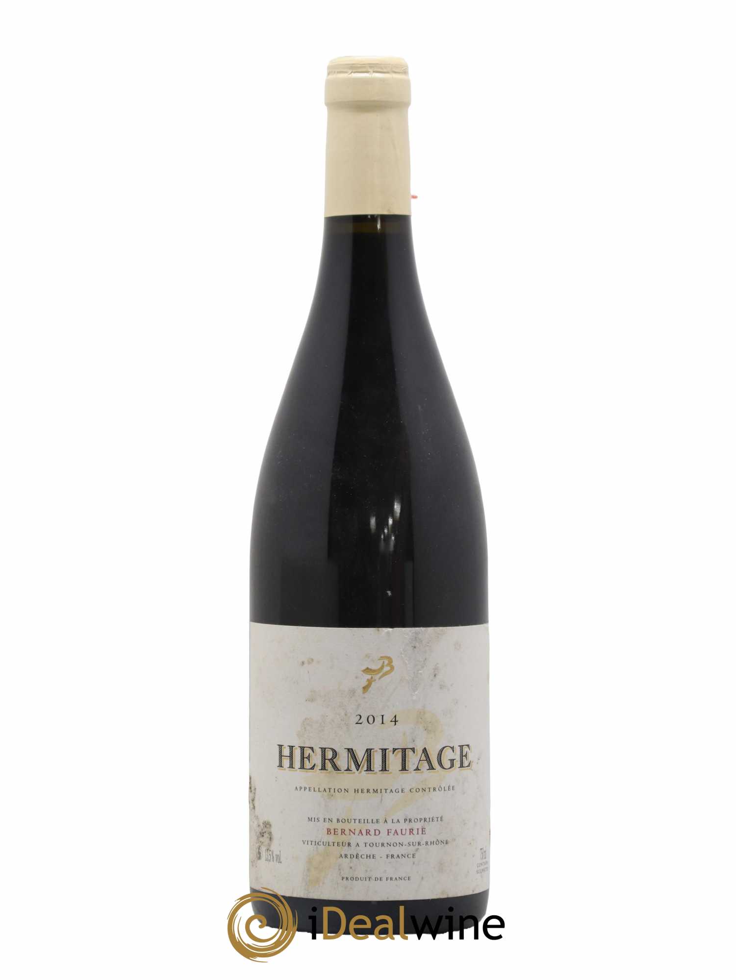 Hermitage Greffieux Bessards (capsule blanche) Bernard Faurie 2014 - Lot de 1 bouteille - 0