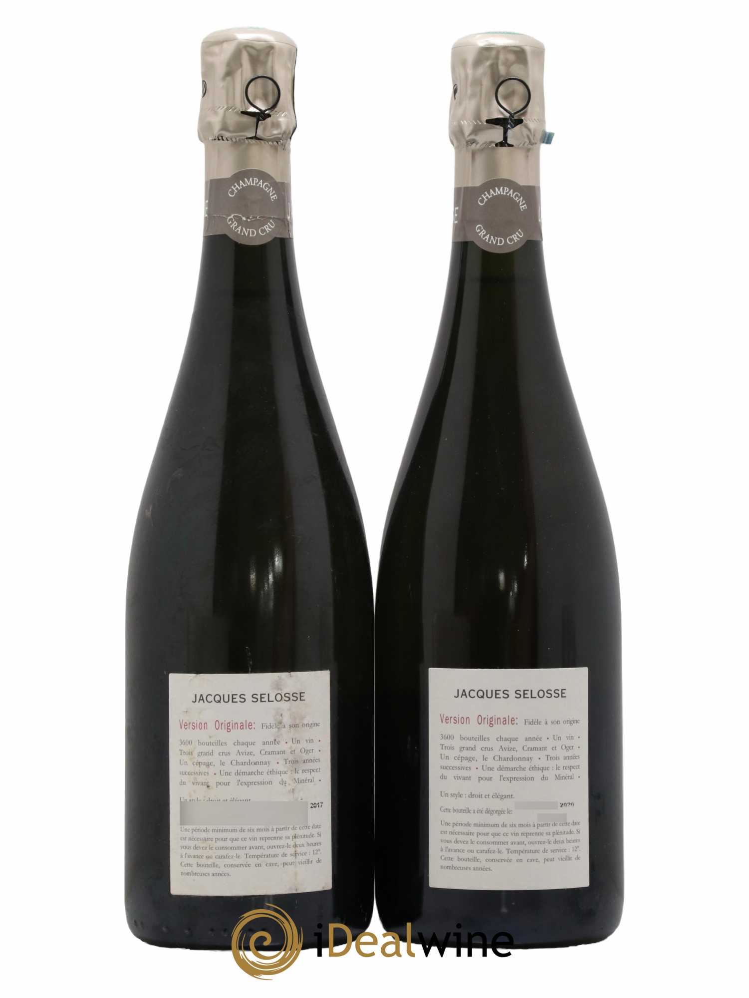 Version Originale Jacques Selosse - Lot of 2 bottles - 1