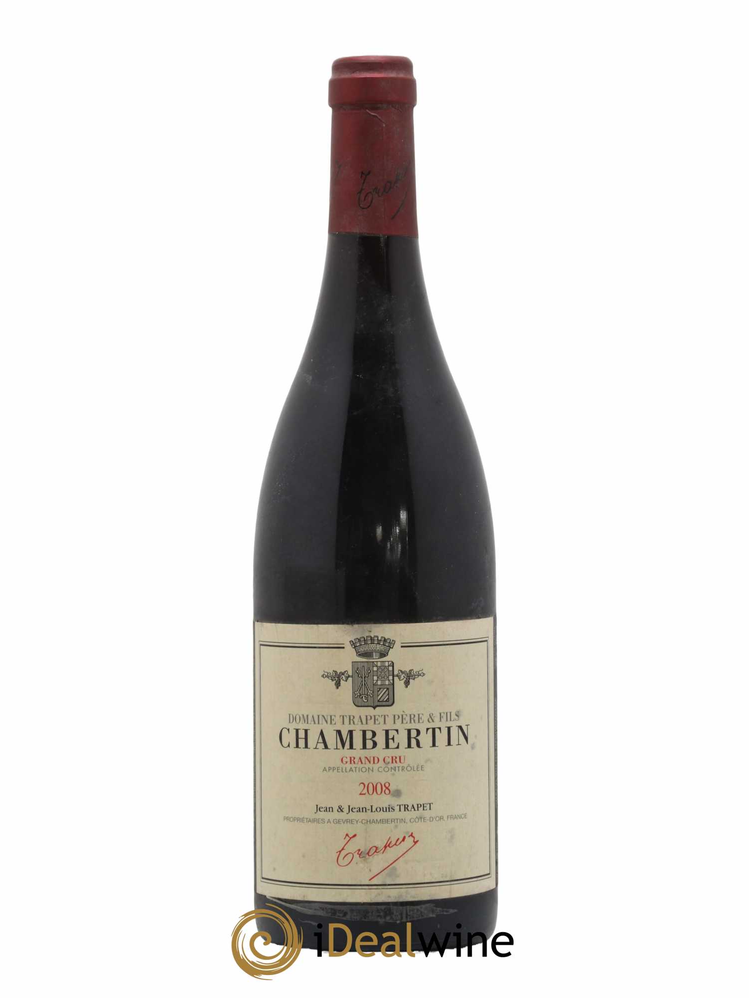 Chambertin Grand Cru Domaine Trapet 2008 - Lot de 1 bouteille - 0