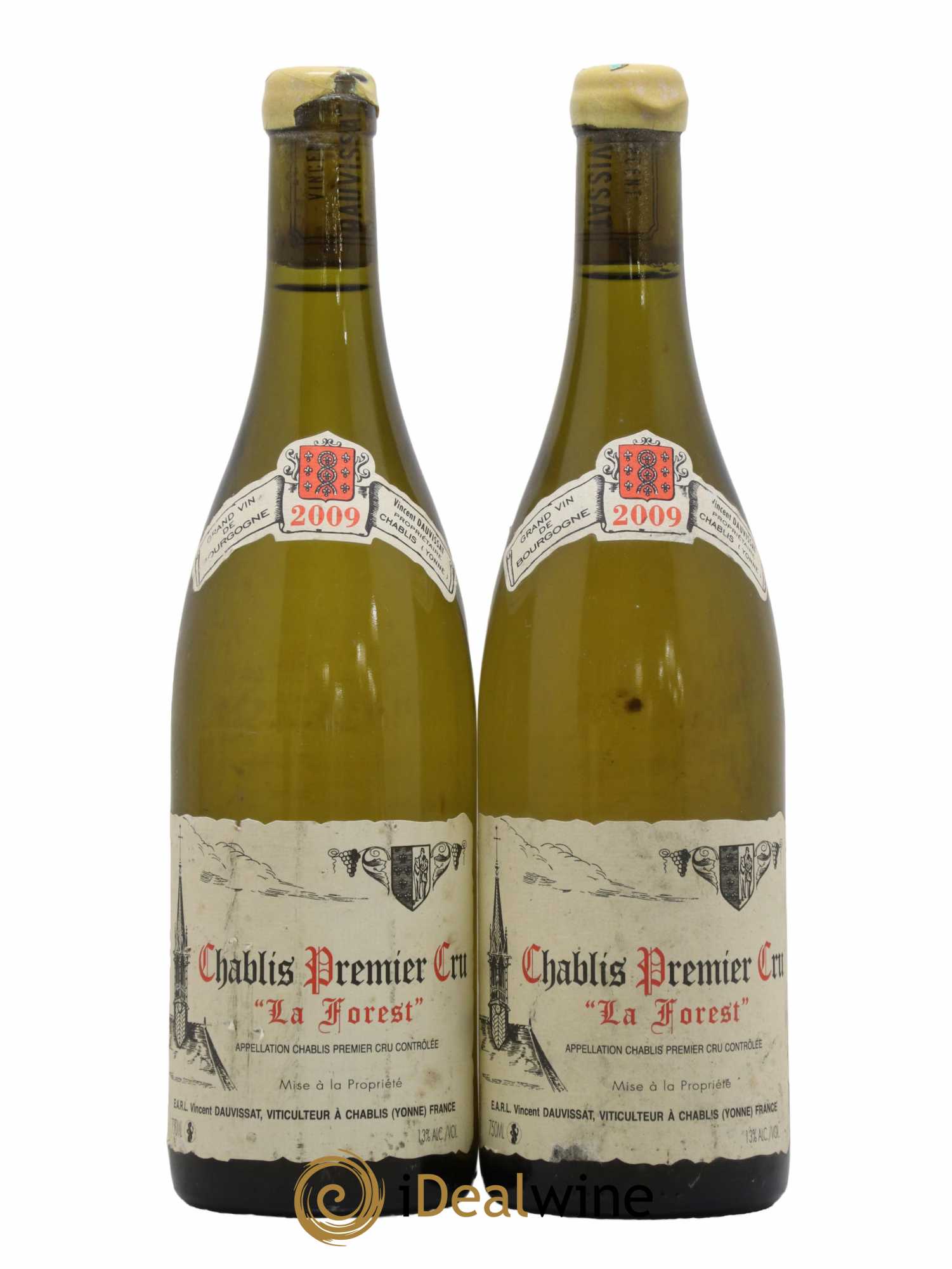 Chablis 1er Cru La Forest Vincent Dauvissat (Domaine) 2009 - Lot de 2 bouteilles - 0