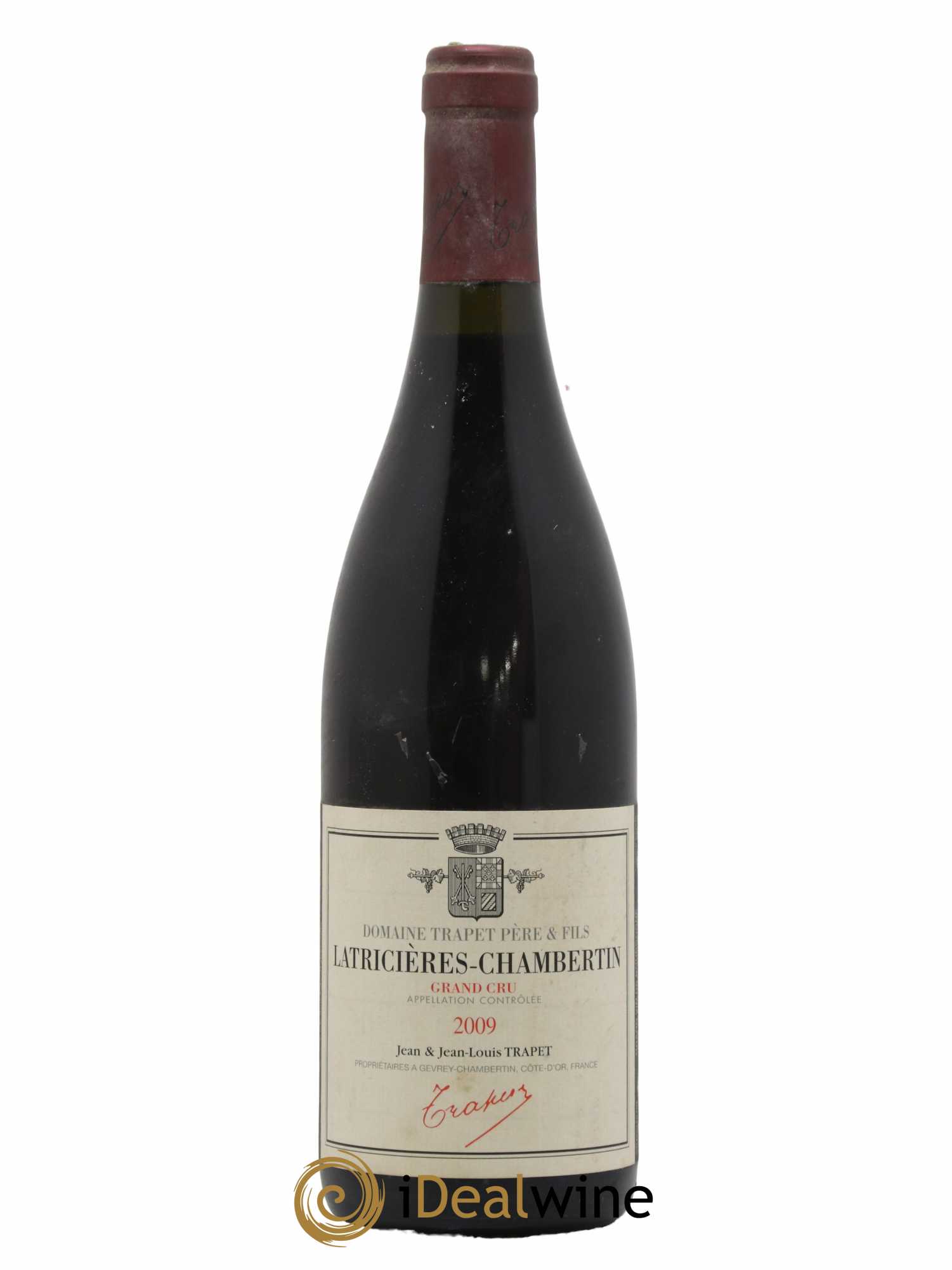 Latricières-Chambertin Grand Cru Domaine Trapet 2009 - Lot de 1 bouteille - 0