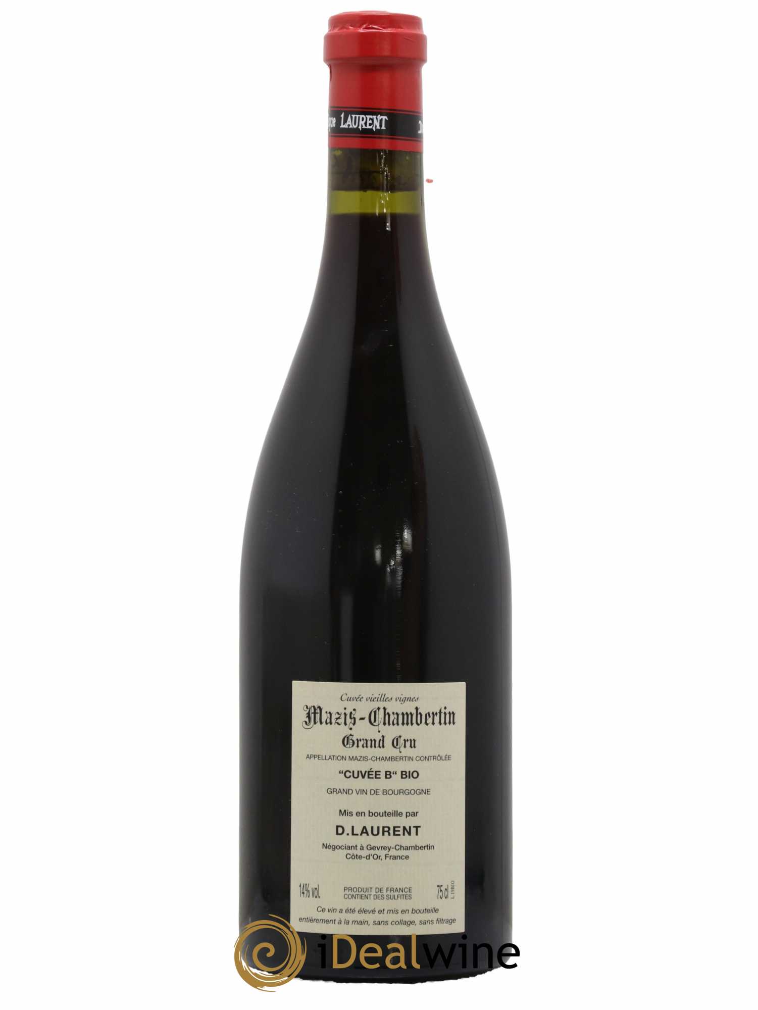 Mazis-Chambertin Grand Cru Vieilles Vignes Cuvée B Dominique Laurent 2018 - Lot de 1 bouteille - 1