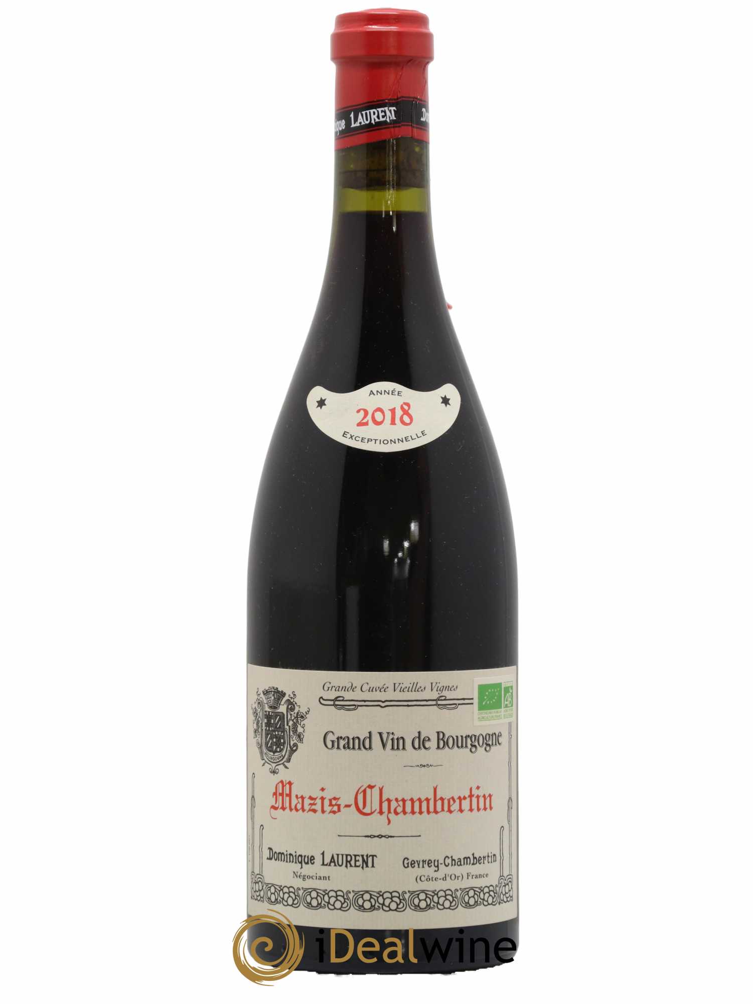 Mazis-Chambertin Grand Cru Vieilles Vignes Cuvée B Dominique Laurent 2018 - Lot de 1 bouteille - 0
