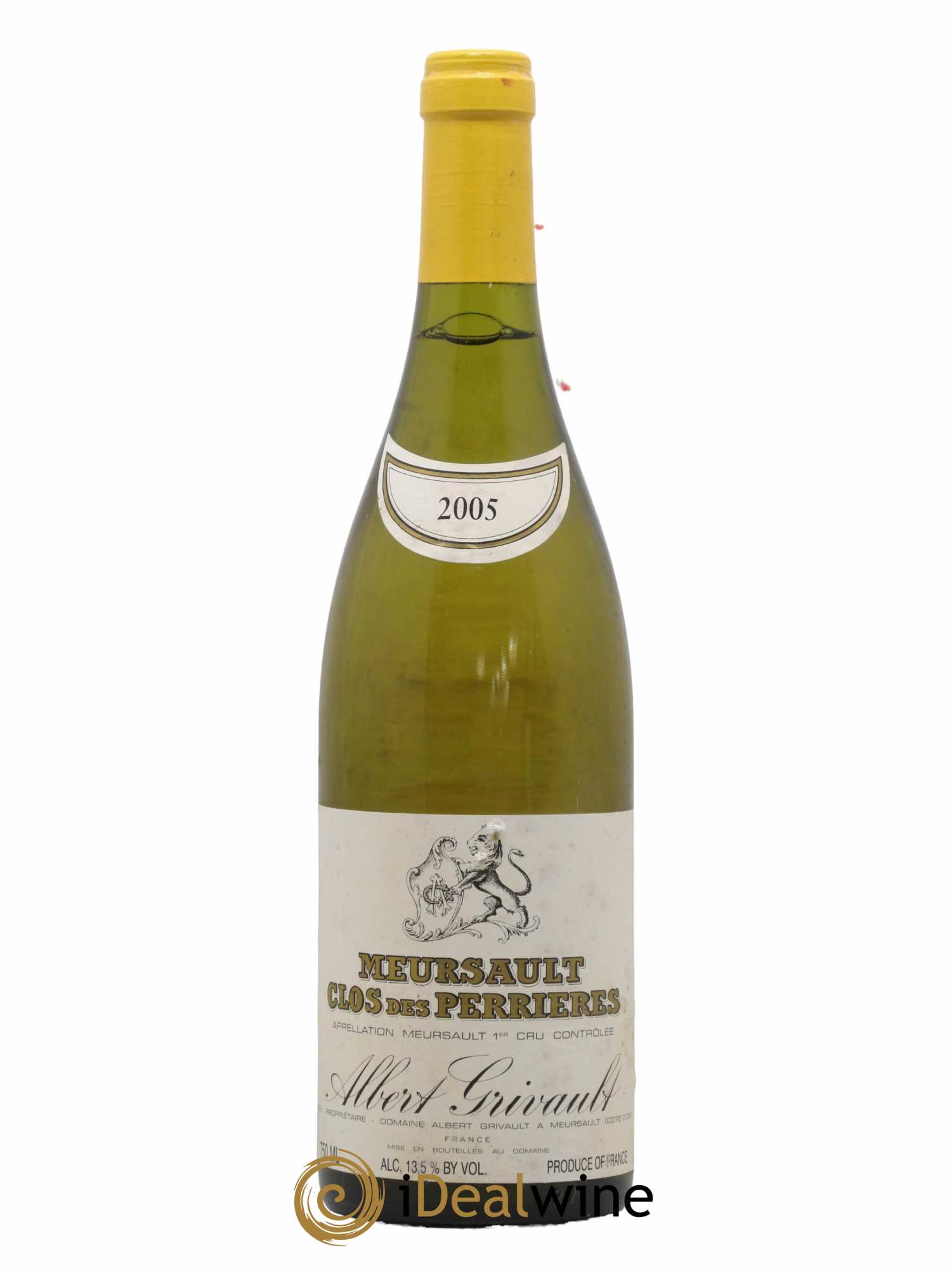 Meursault 1er Cru Clos des Perrières Monopole Albert Grivault 2005 - Lot of 1 bottle - 0