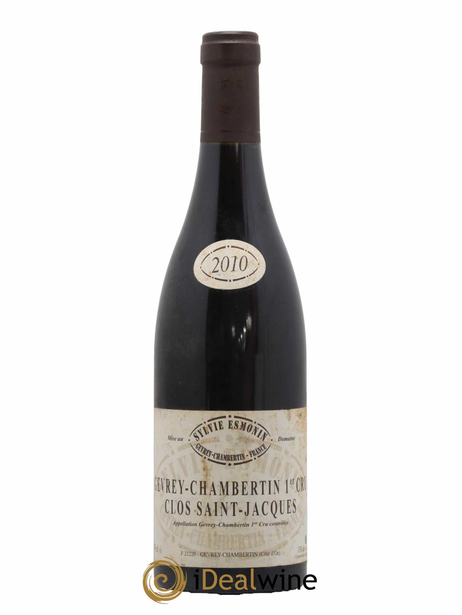 Gevrey-Chambertin 1er Cru Clos Saint Jacques Sylvie Esmonin 2010 - Lot de 1 bouteille - 0