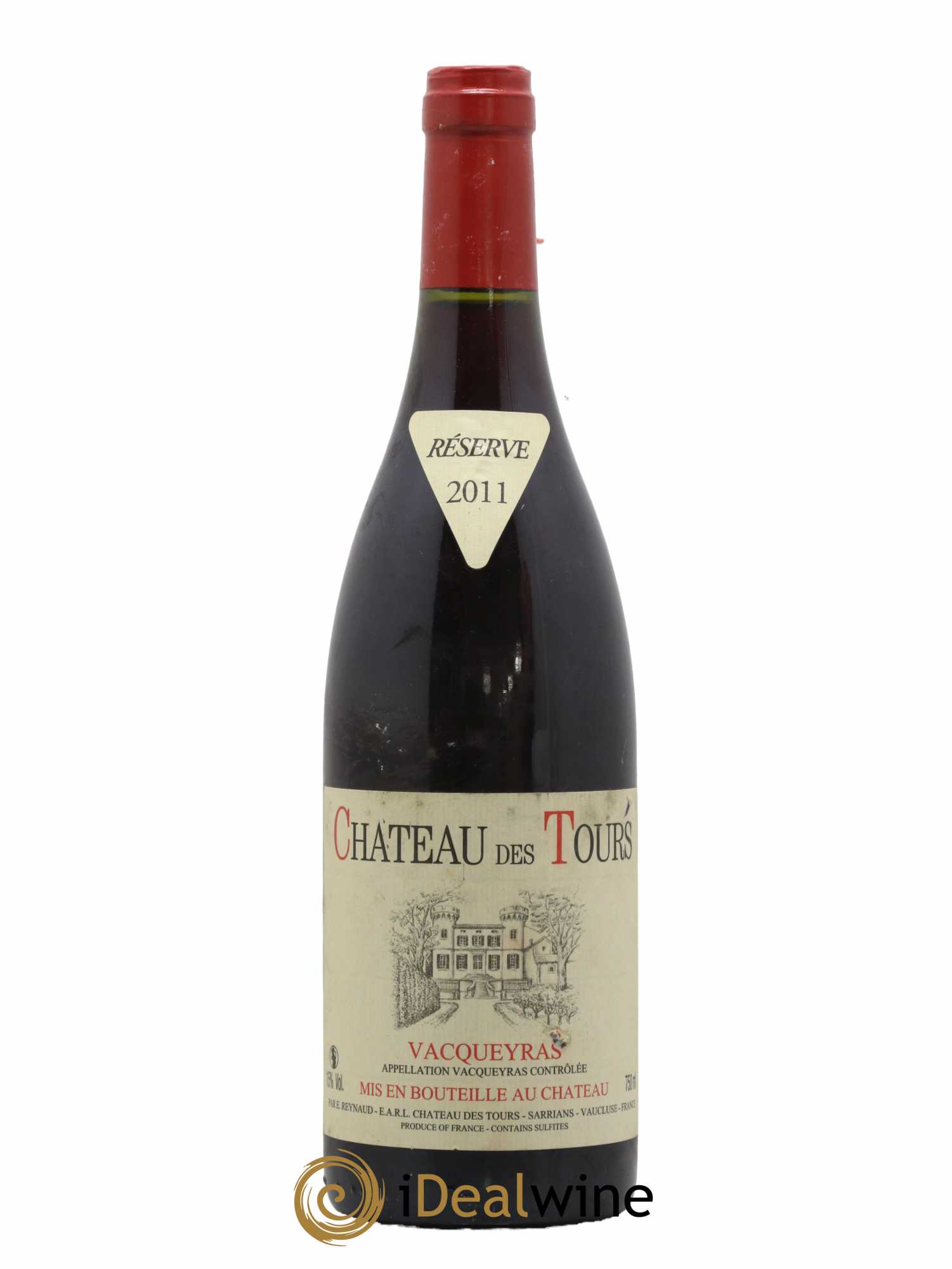 Vacqueyras Château des Tours Emmanuel Reynaud 2011 - Lot de 1 bouteille - 0