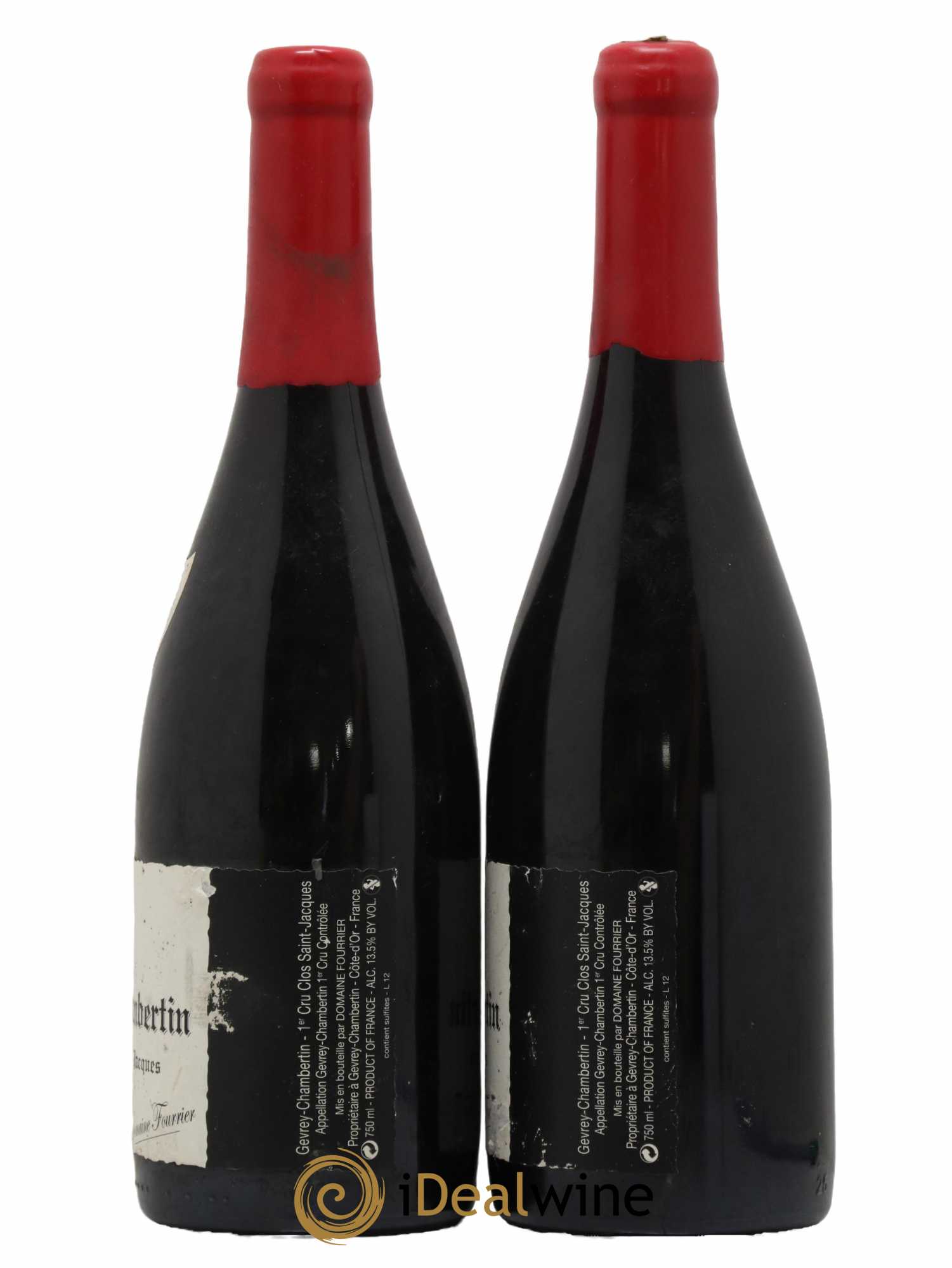 Gevrey-Chambertin 1er Cru Clos Saint-Jacques Vieille Vigne Fourrier (Domaine) 2013 - Lot of 2 bottles - 1