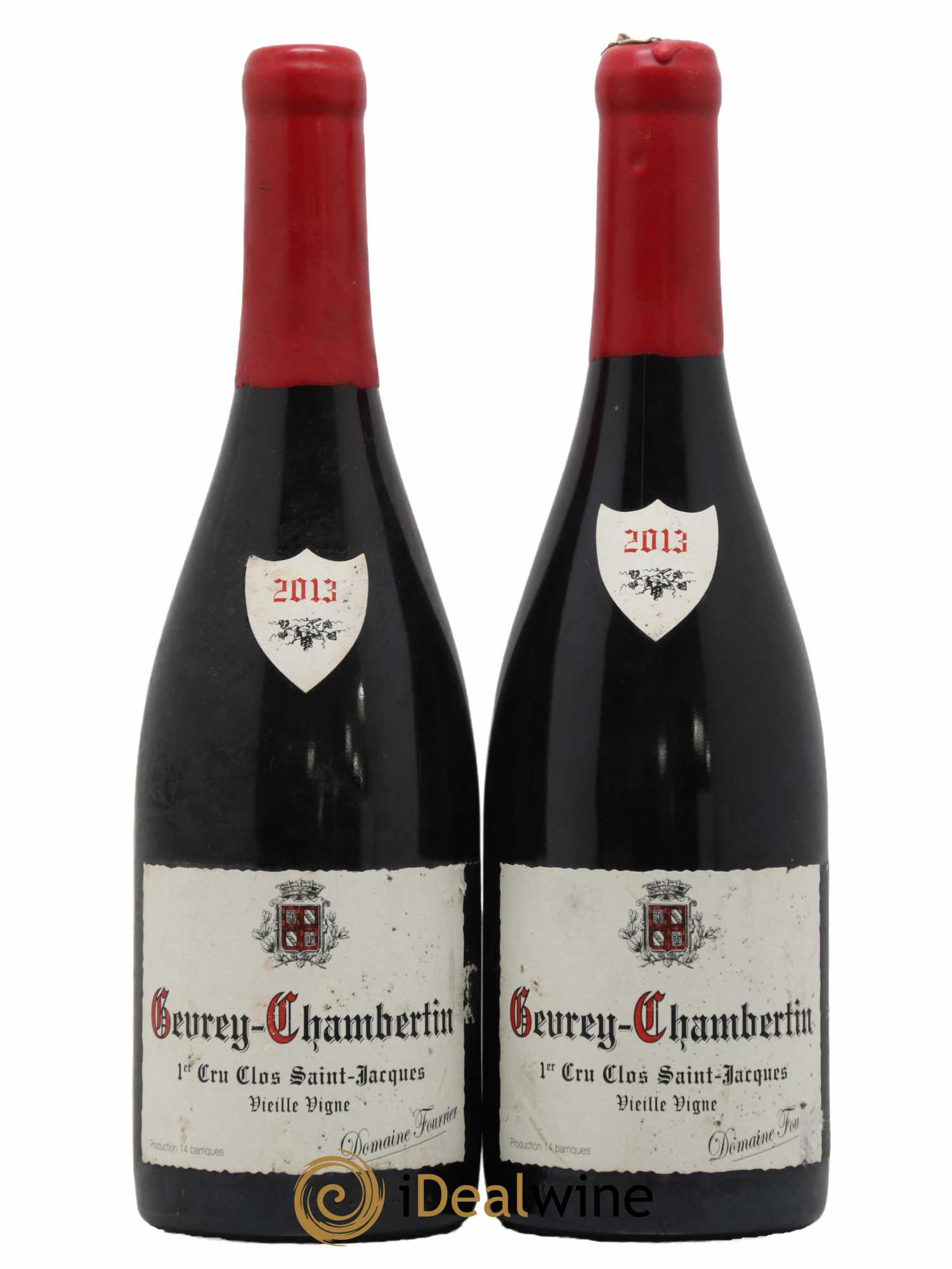Gevrey-Chambertin 1er Cru Clos Saint-Jacques Vieille Vigne Fourrier (Domaine) 2013 - Lot of 2 bottles - 0