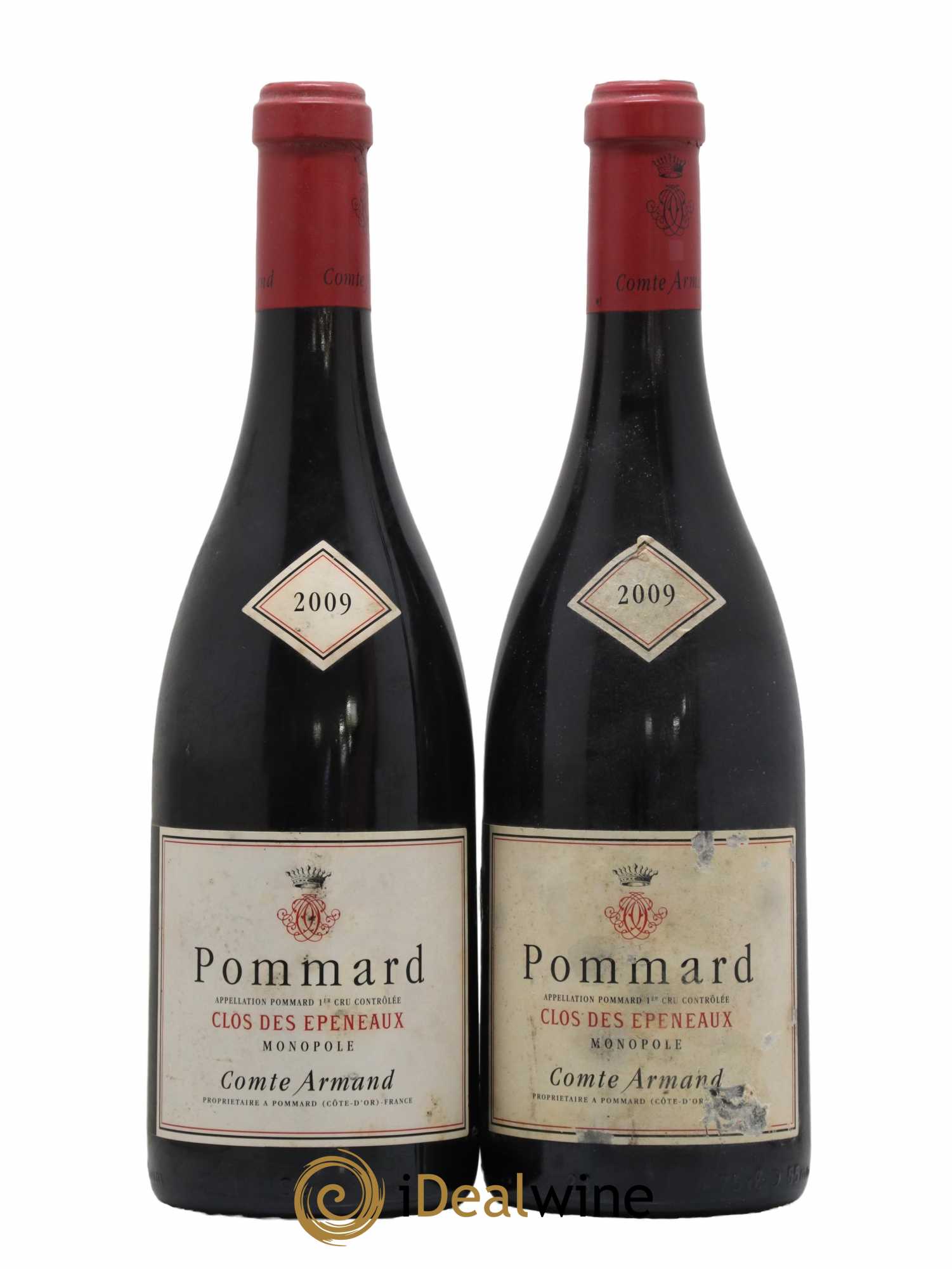 Pommard 1er Cru Clos des Epeneaux Comte Armand 2009 - Lot de 2 bouteilles - 0