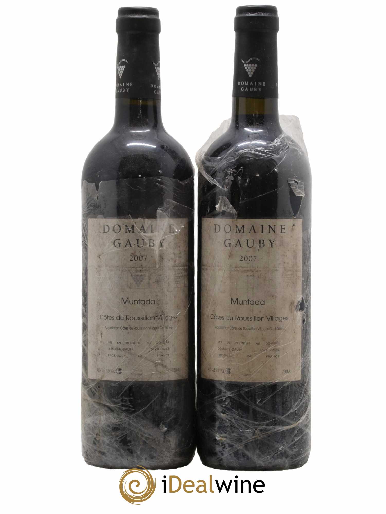 Côtes Catalanes (anciennement Côtes du Roussillon Villages) La Muntada Gauby (Domaine) 2007 - Lot de 2 bouteilles - 0