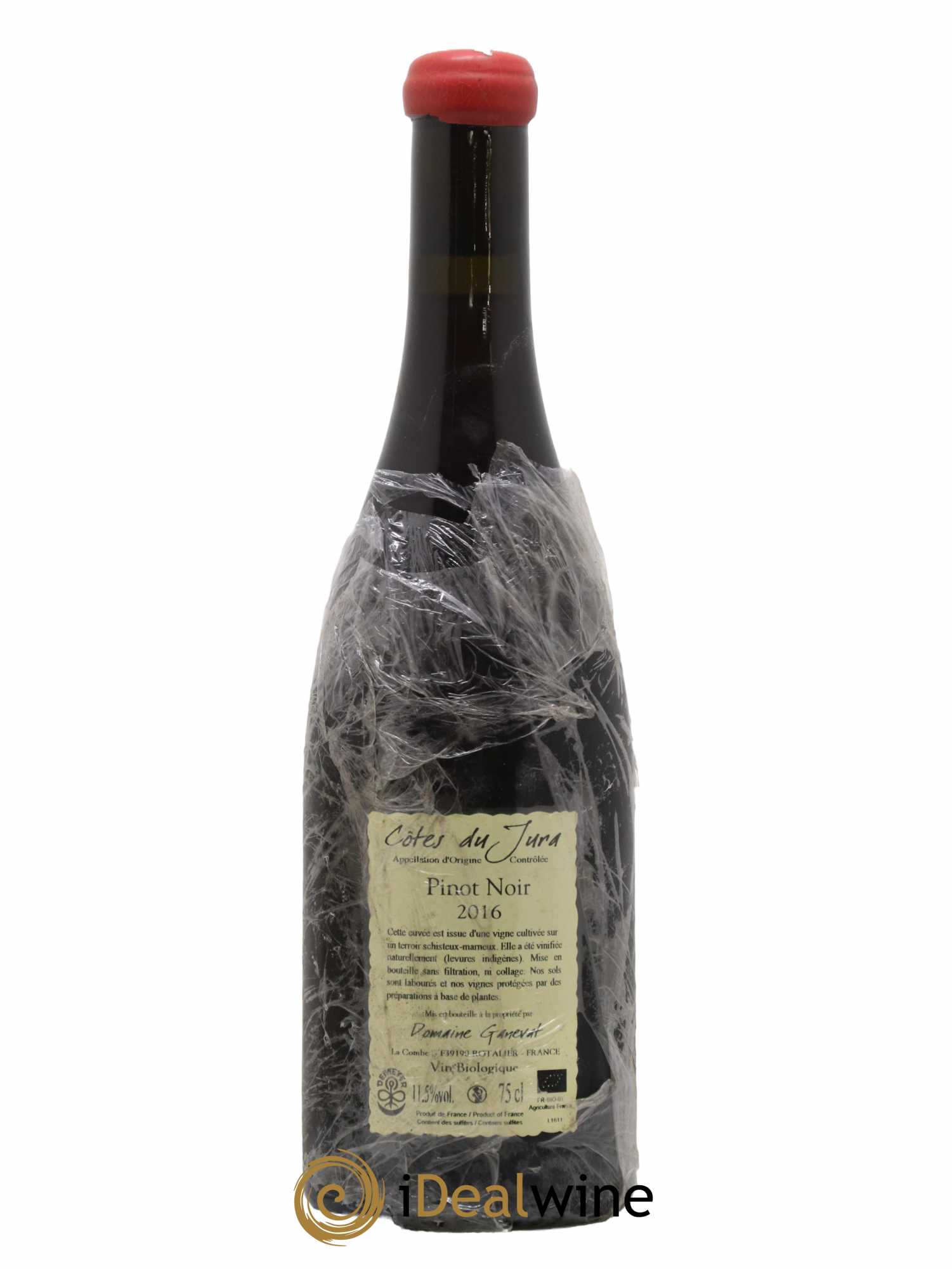Côtes du Jura Pinot Noir En Billat  Jean-François Ganevat (Domaine) 2016 - Lot of 1 bottle - 1