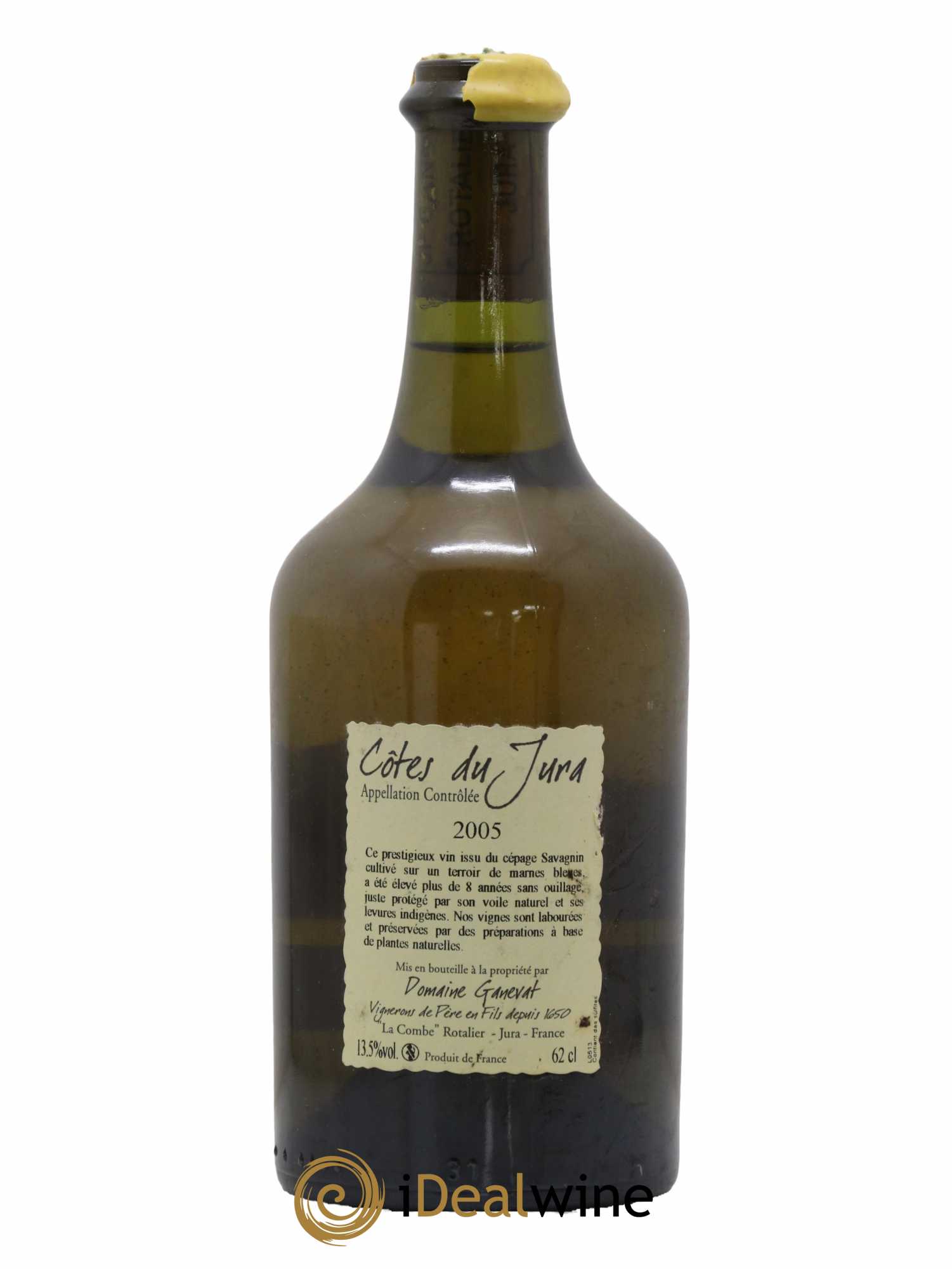 Côtes du Jura Vin Jaune Jean-François Ganevat (Domaine) 2005 - Lot de 1 bouteille - 1