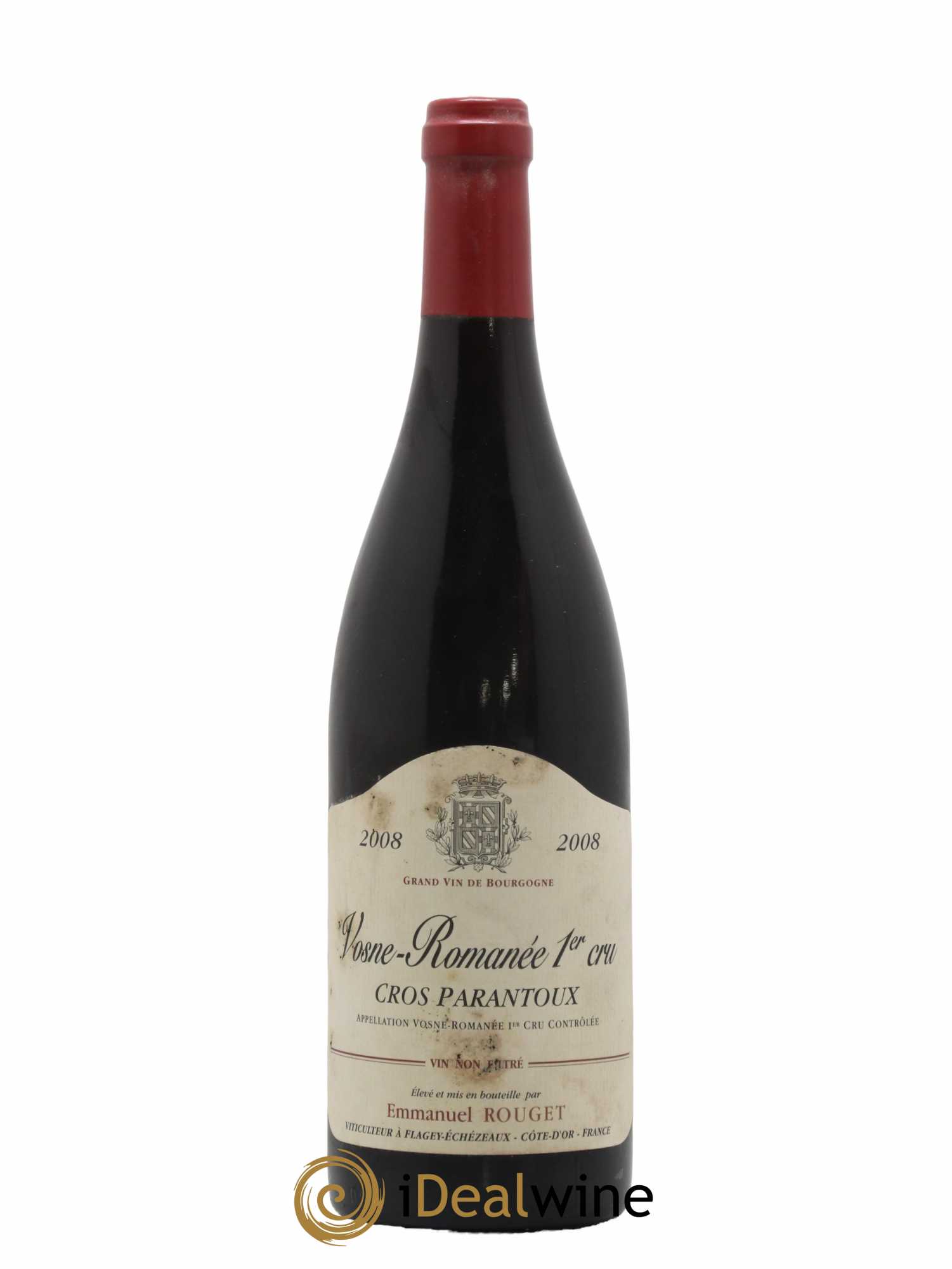 Vosne-Romanée 1er Cru Cros Parantoux Emmanuel Rouget 2008 - Lot de 1 bouteille - 0