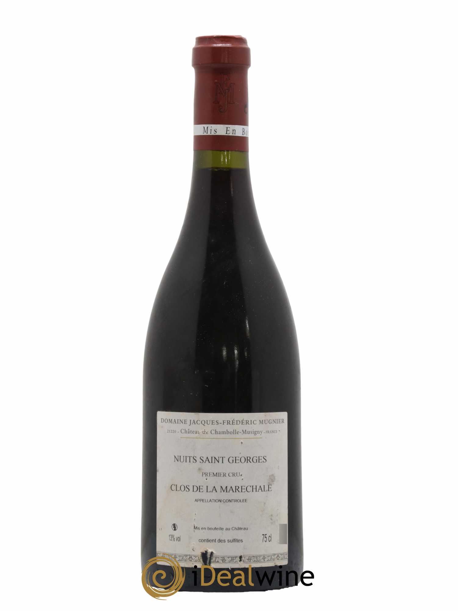 Nuits-Saint-Georges 1er Cru Clos de La Maréchale Jacques-Frédéric Mugnier 2010 - Lot of 1 bottle - 1
