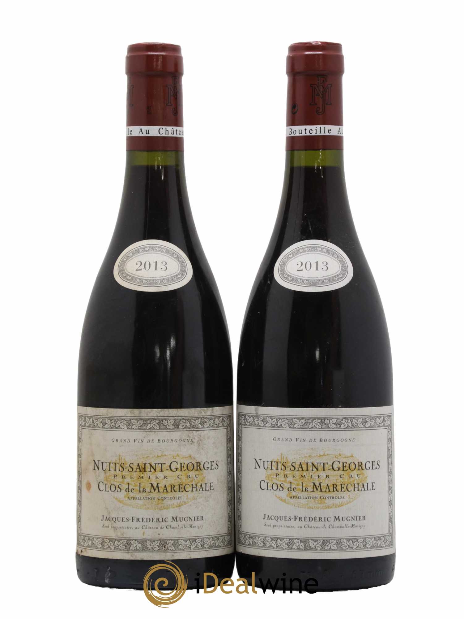 Nuits-Saint-Georges 1er Cru Clos de La Maréchale Jacques-Frédéric Mugnier 2013 - Lot of 2 bottles - 0