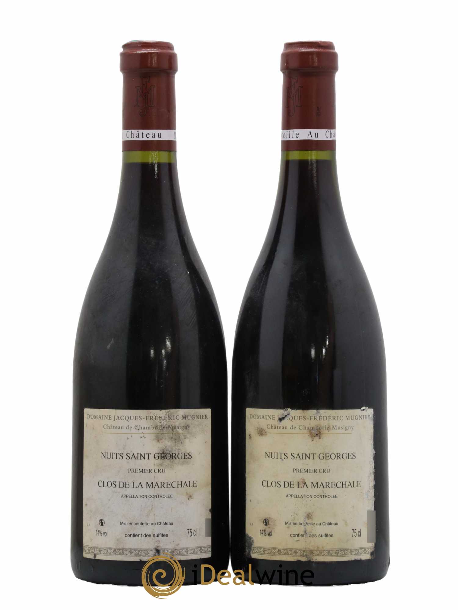 Nuits-Saint-Georges 1er Cru Clos de La Maréchale Jacques-Frédéric Mugnier 2009 - Lot of 2 bottles - 1