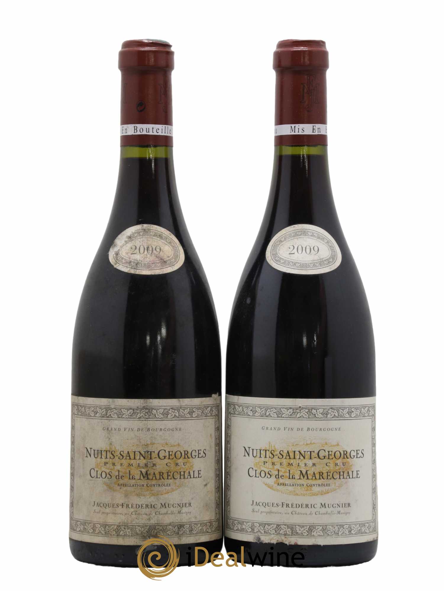 Nuits-Saint-Georges 1er Cru Clos de La Maréchale Jacques-Frédéric Mugnier 2009 - Lot of 2 bottles - 0