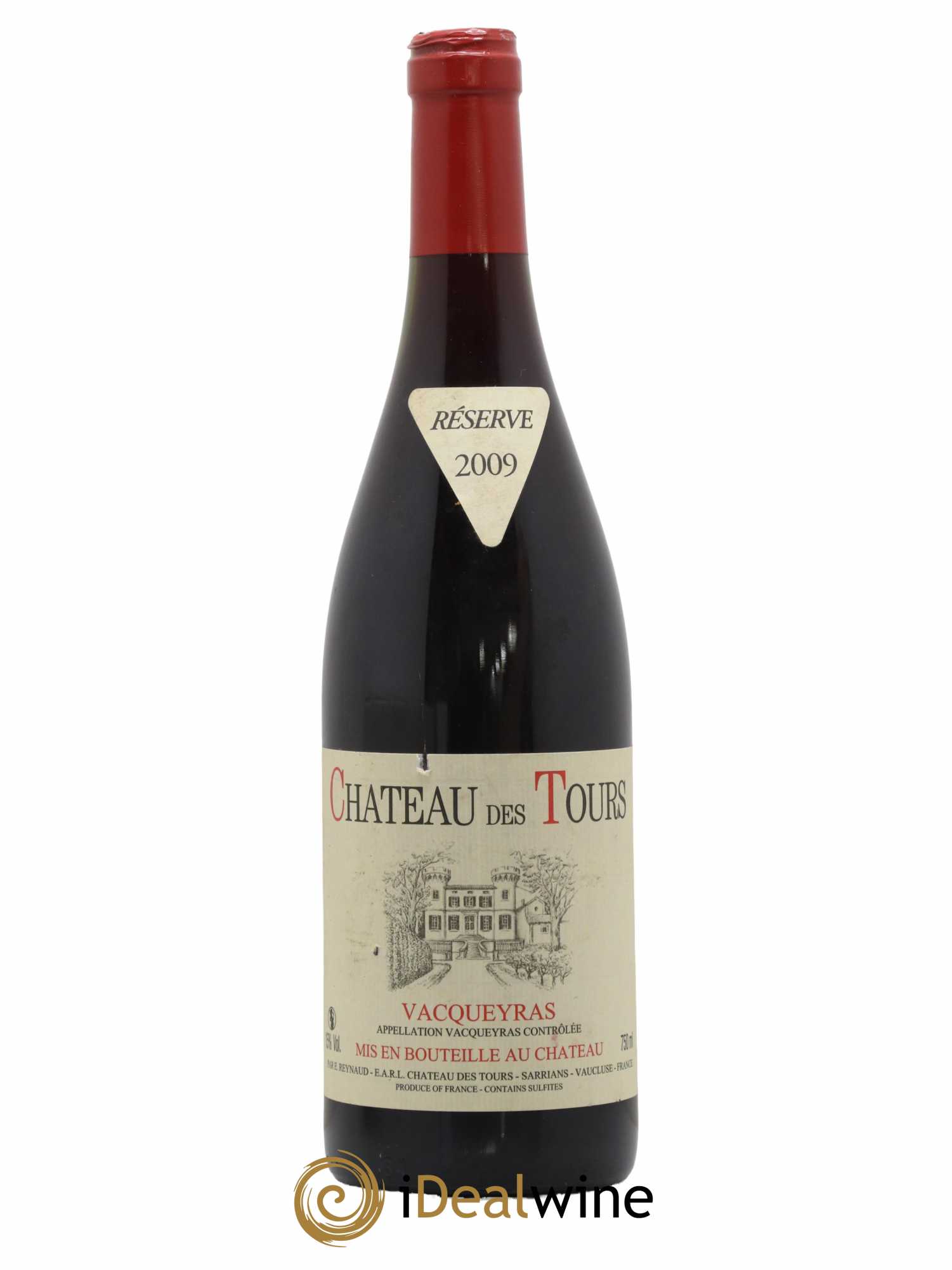 Vacqueyras Château des Tours Emmanuel Reynaud 2009 - Lot de 1 bouteille - 0