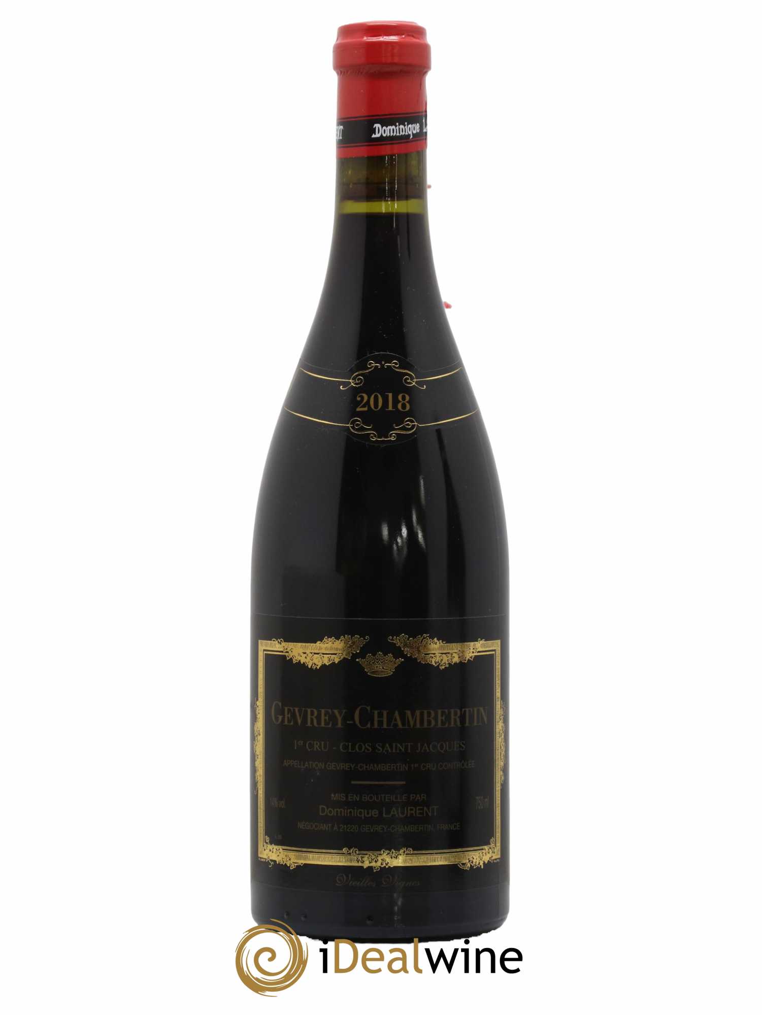Gevrey-Chambertin 1er Cru Clos Saint Jacques Vieilles Vignes Dominique Laurent 2018 - Lot de 1 bouteille - 0
