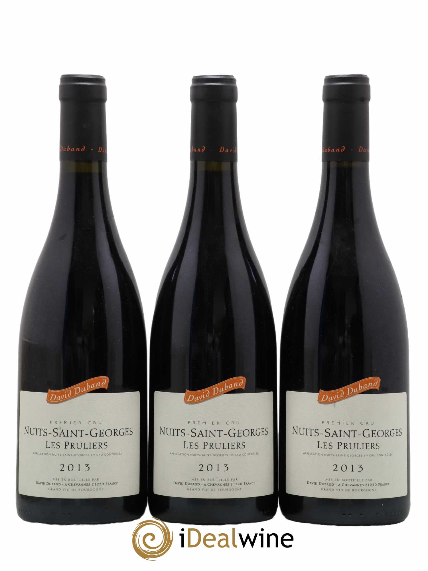 Nuits-Saint-Georges 1er Cru Les Pruliers David Duband (Domaine) 2013 - Lot de 3 bouteilles - 0