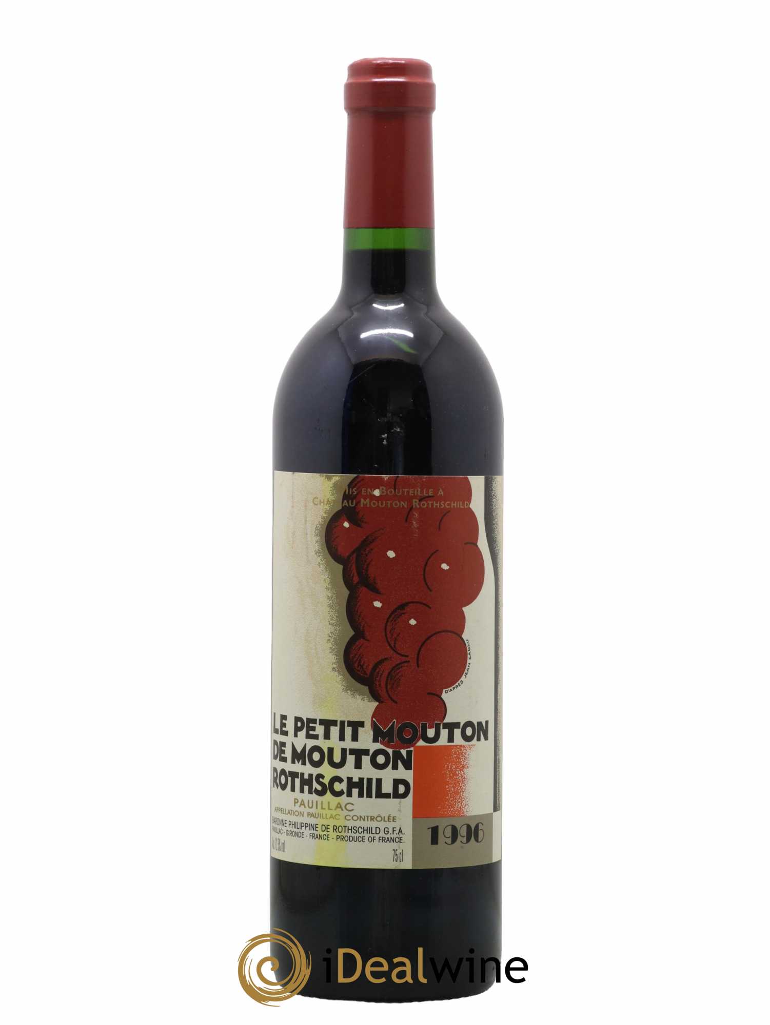 Petit Mouton Second Vin 1996 - Lot de 1 bouteille - 0
