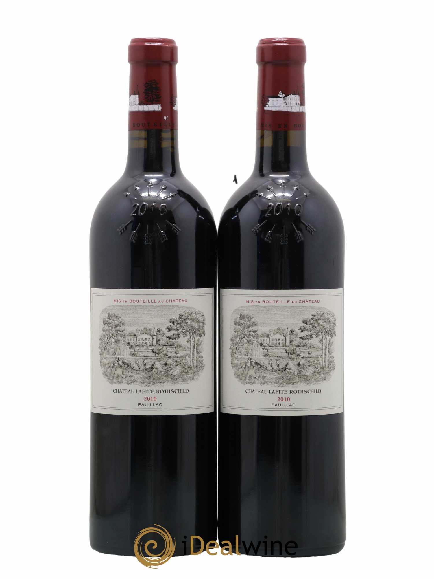 Château Lafite Rothschild 1er Grand Cru Classé 2010 - Lot of 2 bottles - 0
