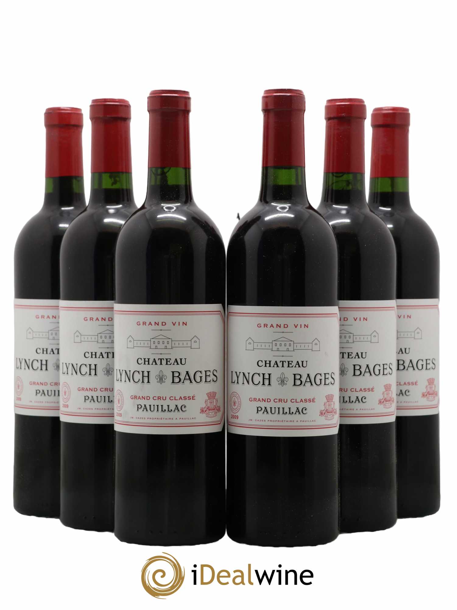 Château Lynch Bages 5ème Grand Cru Classé 2009 - Lot de 6 bouteilles - 0